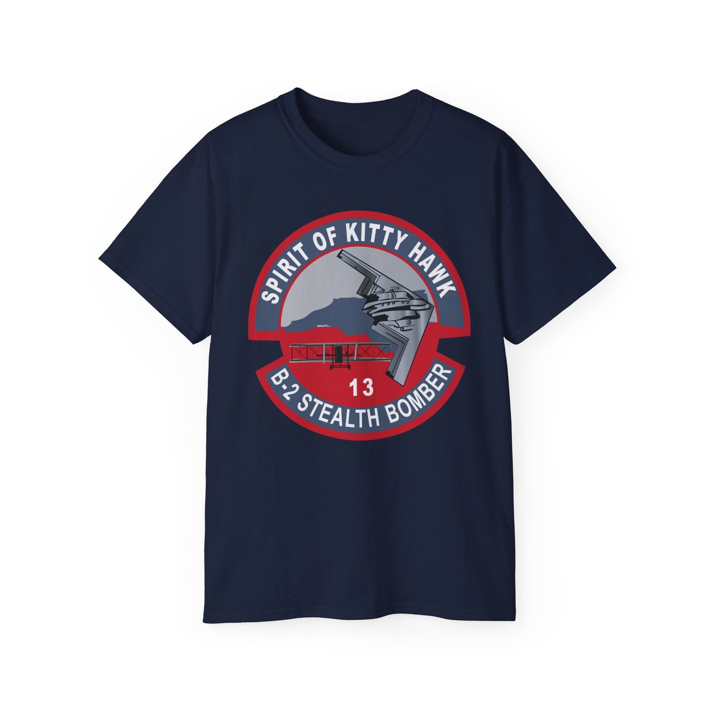 Unisex Ultra Cotton Tee -USAF - B2 - Spirit of Kitty Hawk - Stealth Bomber wo txt X 300