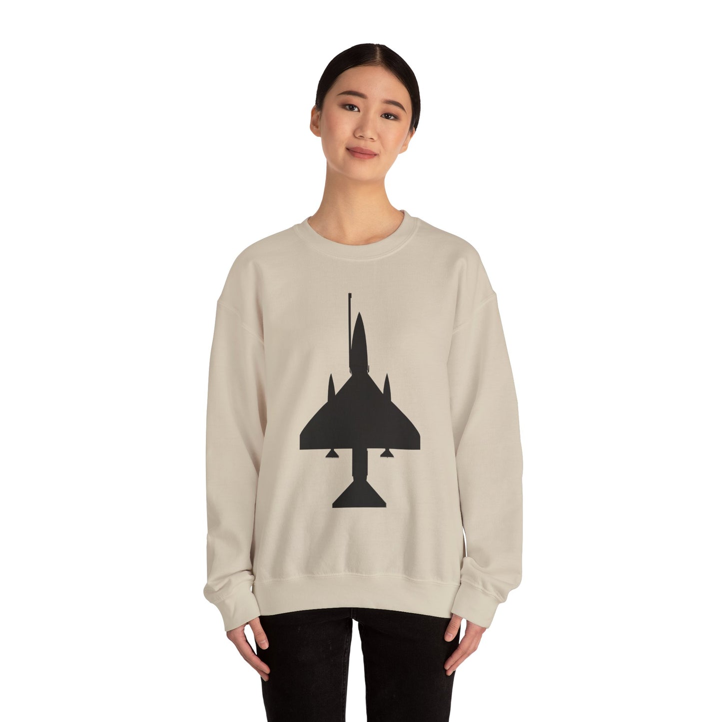 Crewneck Sweatshirt - Aircraft - A-4 SkyHawk - Top - Silhouette X 300