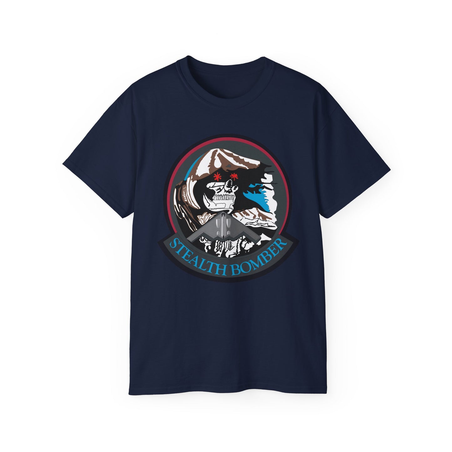 Unisex Ultra Cotton Tee - USAF - B2 - Grim Reaper - Stealth Bomber wo txt X 300