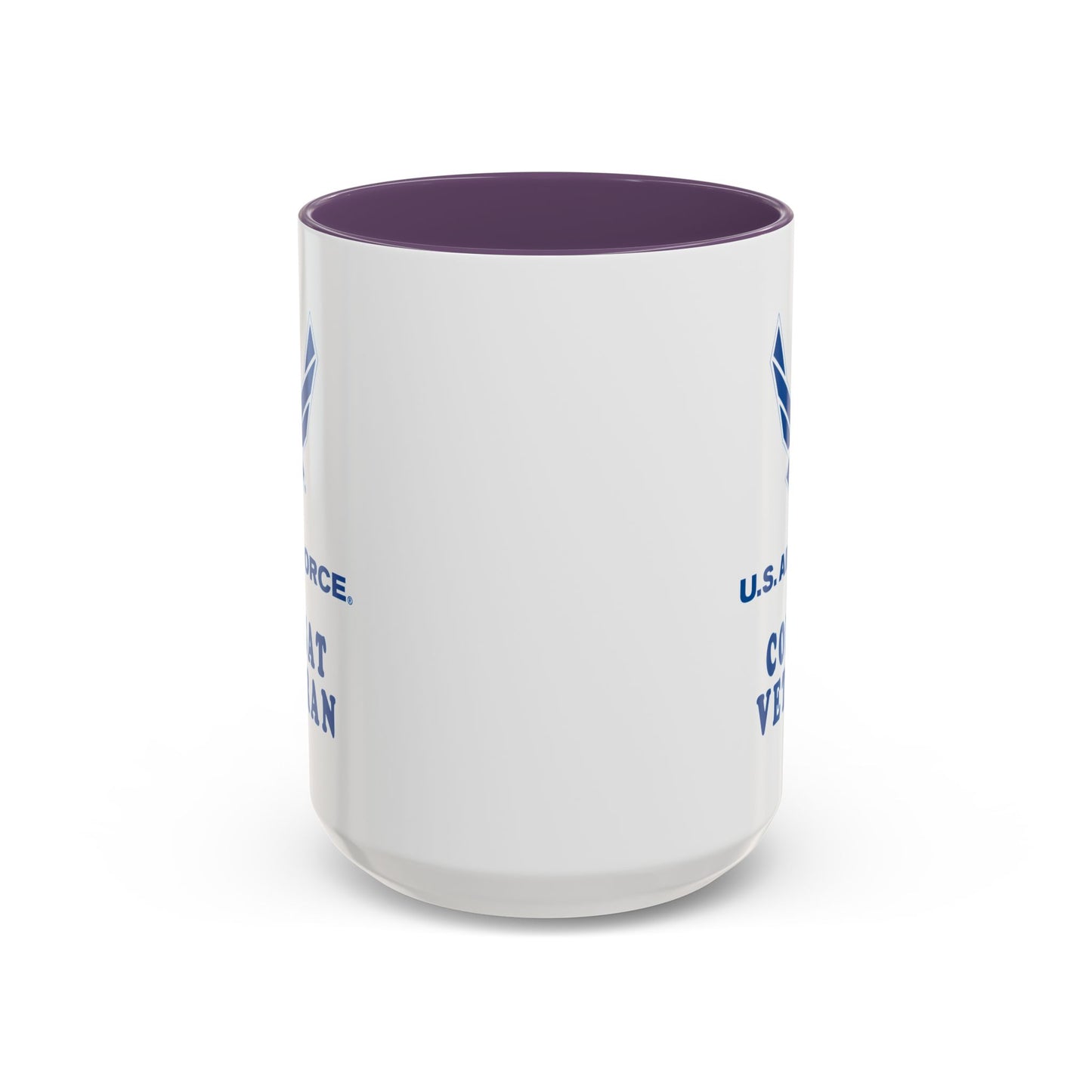 Accent Coffee Mug (11oz & 15oz) - USAF - Air Force - Combat Veteran X 300