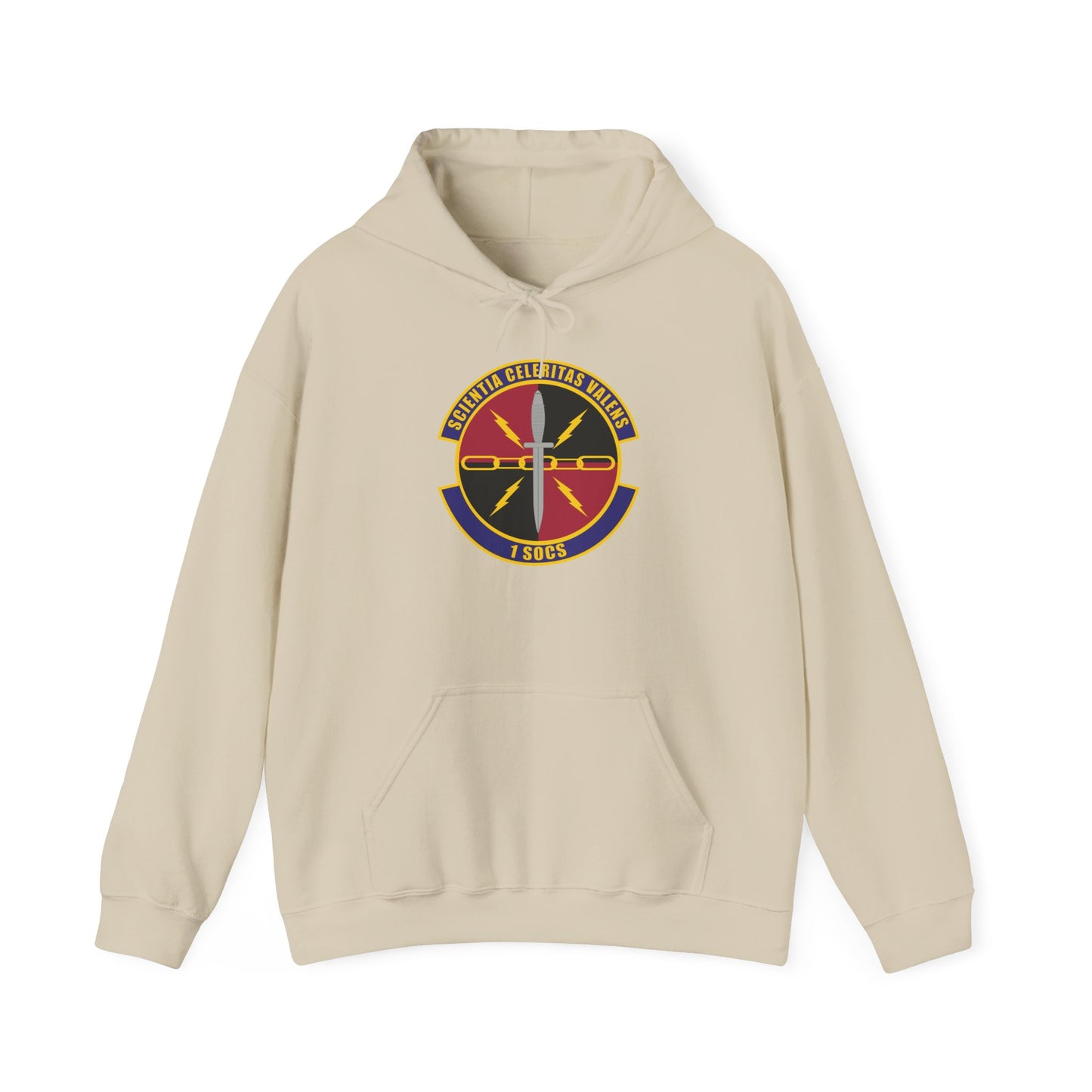 Unisex Heavy Blend Hooded Sweatshirt - USAF - 1st Special Operations Communication Squadron wo txt