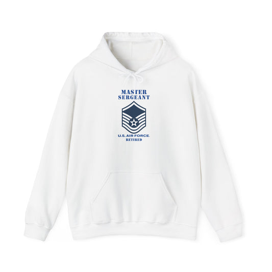 Unisex Heavy Blend Hooded Sweatshirt - USAF - Master Sergeant (E7a) - 2020 - Retired