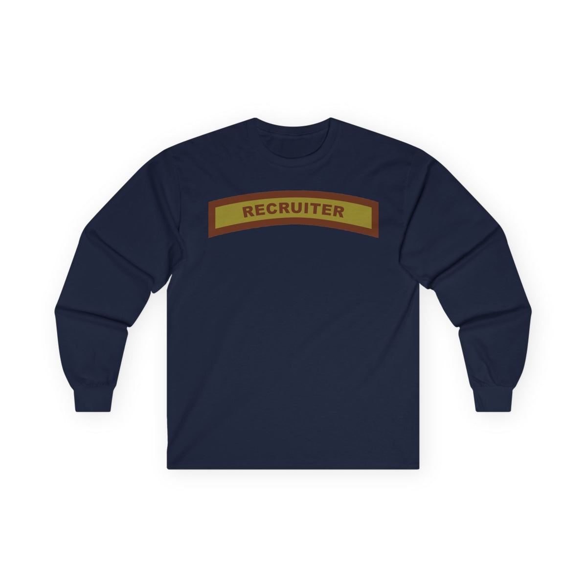 Unisex Ultra Cotton Long Sleeve Tee - USAF - Recruiter Tab