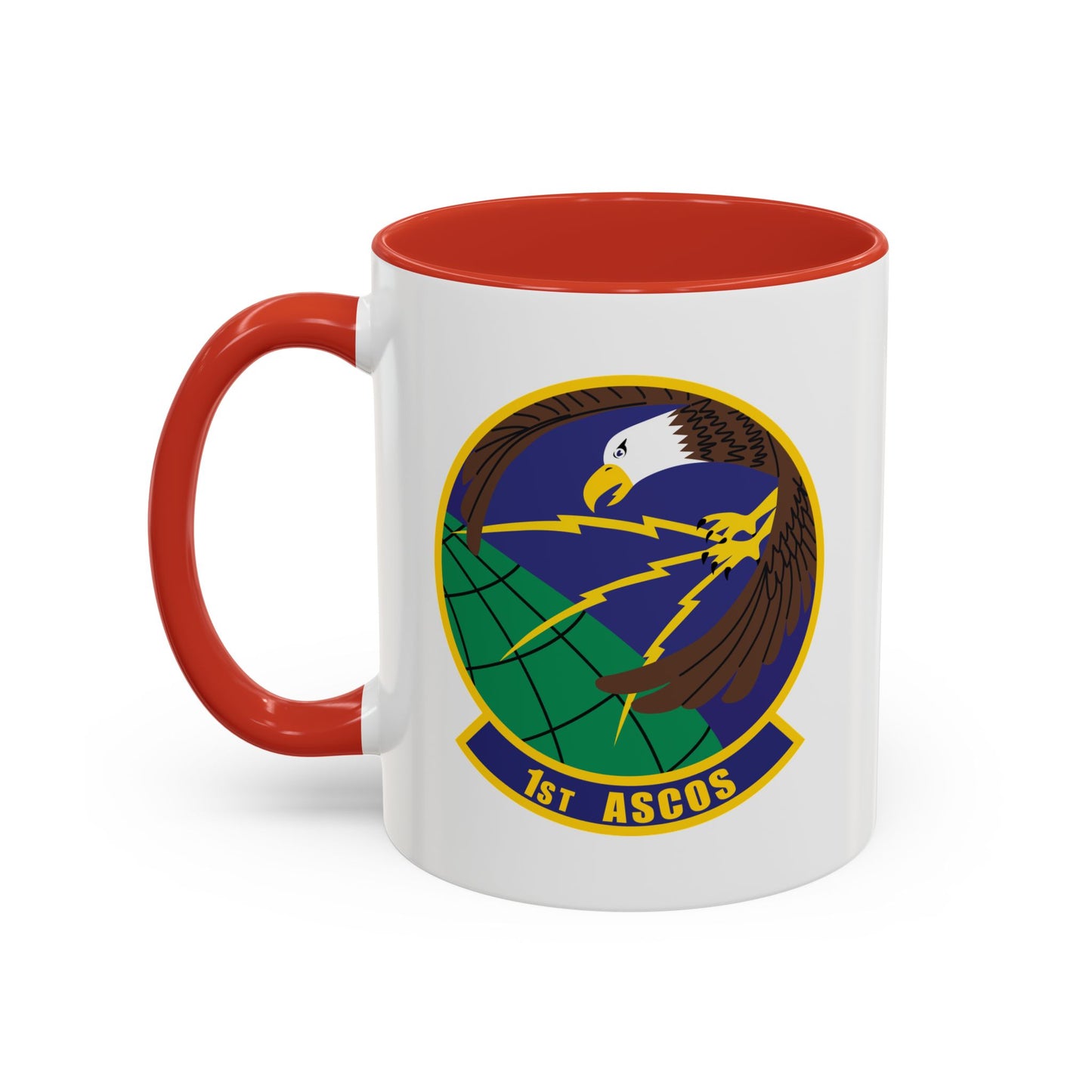 Accent Coffee Mug (11oz & 15oz) - USAF - 1st Air & Space Communications Operations Sq wo txt X 300