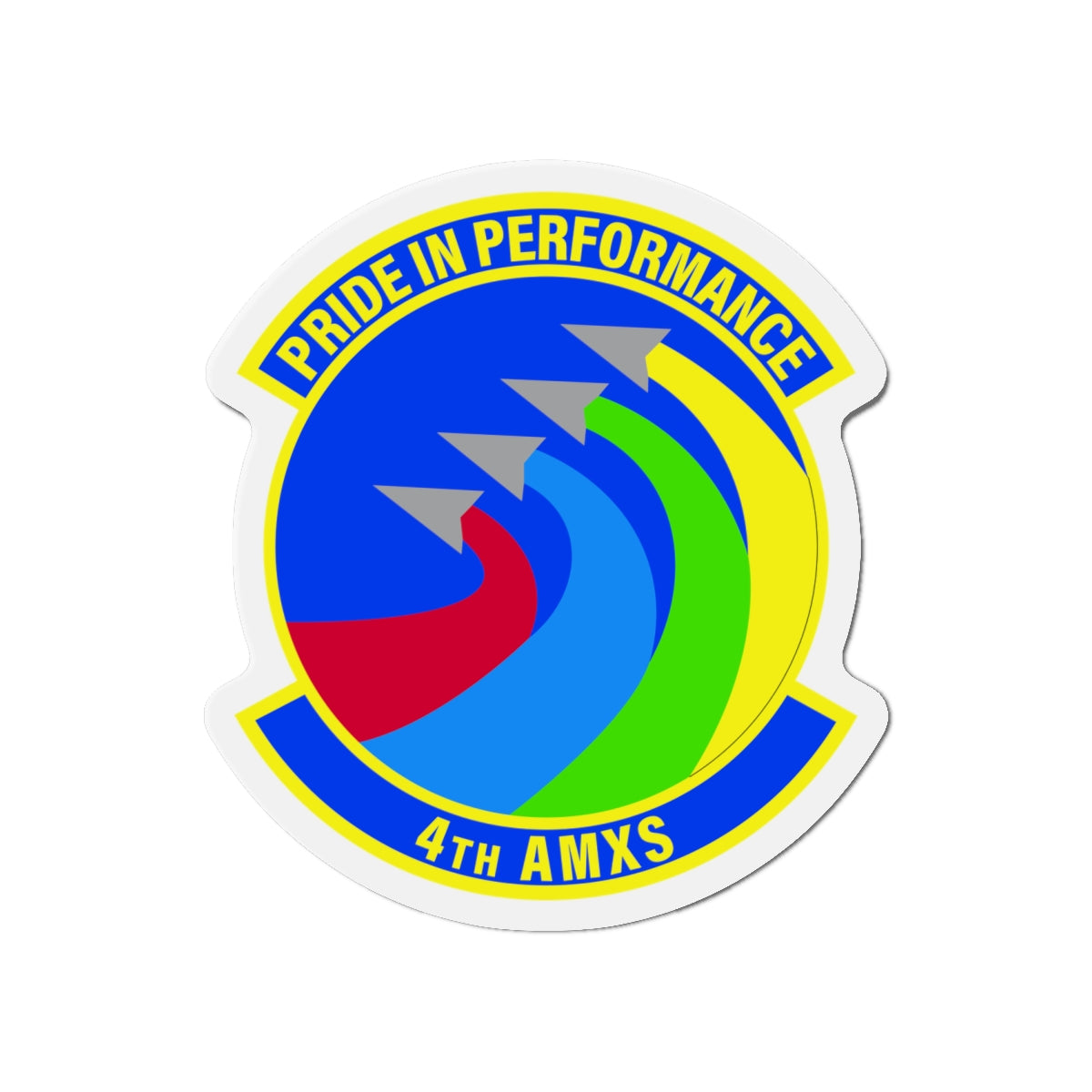 Die-Cut Magnet - USAF - 4th Aircraft Maintenance Sq wo txt