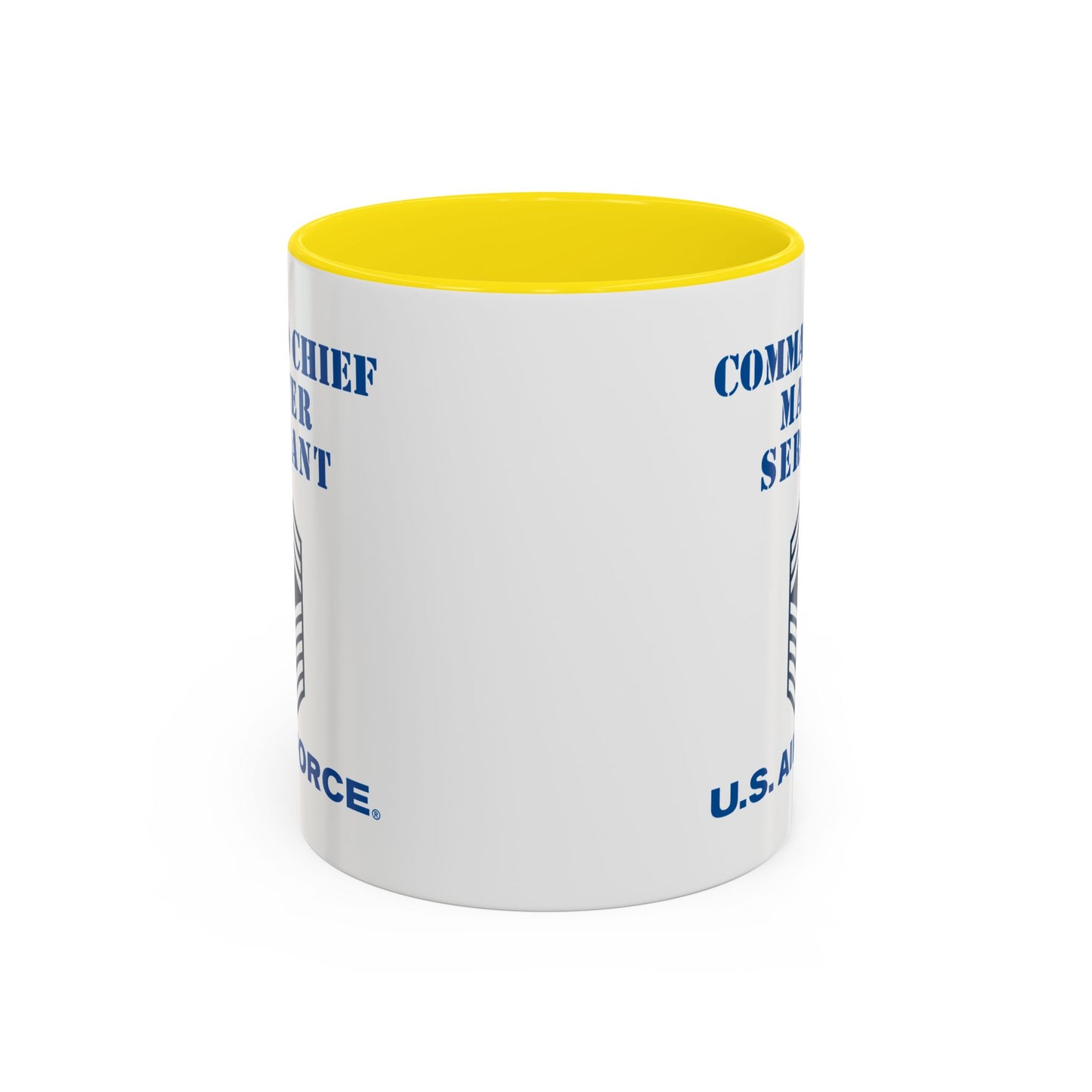 Accent Coffee Mug (11oz & 15oz) - USAF - Command Chief Master Sergeant (E9c) - 2020 - US Air Force w Text X 300