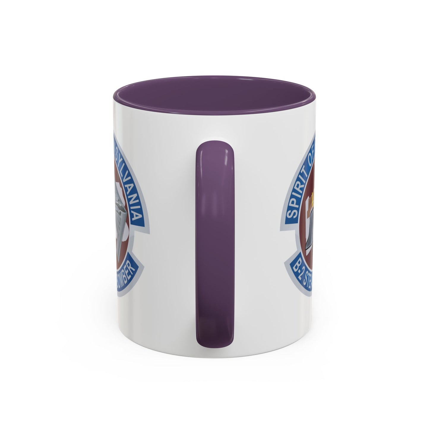 Accent Coffee Mug (11oz & 15oz) - USAF - B2 - Spirit of Pennsylvania Stealth Bomber wo Txt X 300