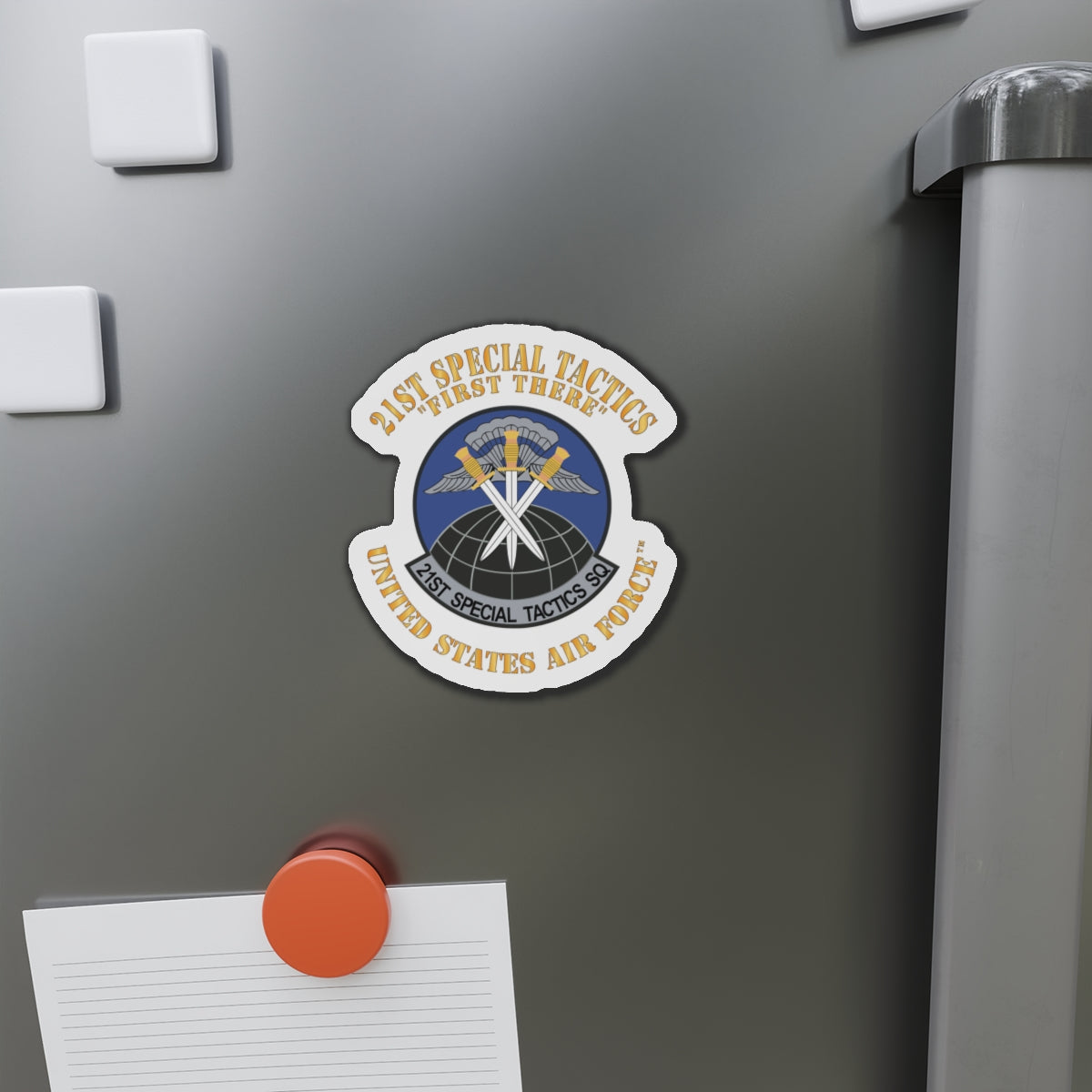 Die-Cut Magnet - USAF - 21st Special Tactics Squadron - First There