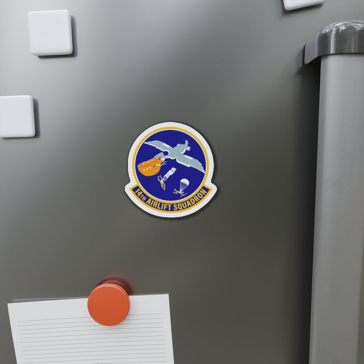Die-Cut Magnet - USAF - 14th Airlift Squadron wo txt