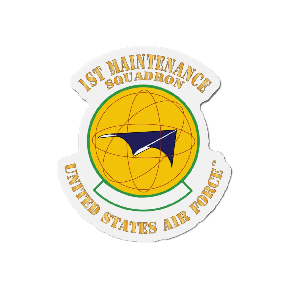 Die-Cut Magnet - USAF - 1st Maintenance Squadron X 300