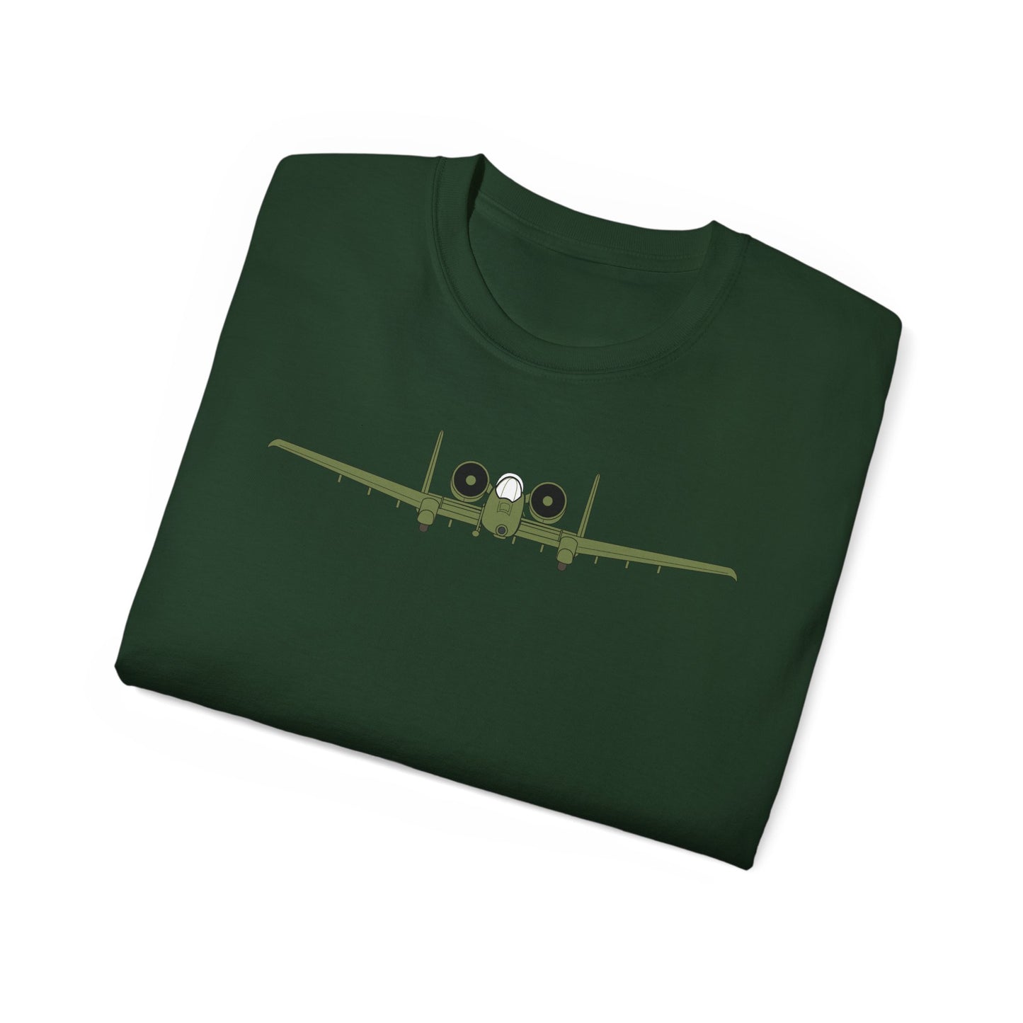 Unisex Ultra Cotton Tee - Aircraft - USAF - A-10 Thunderbolt II - Front X 300