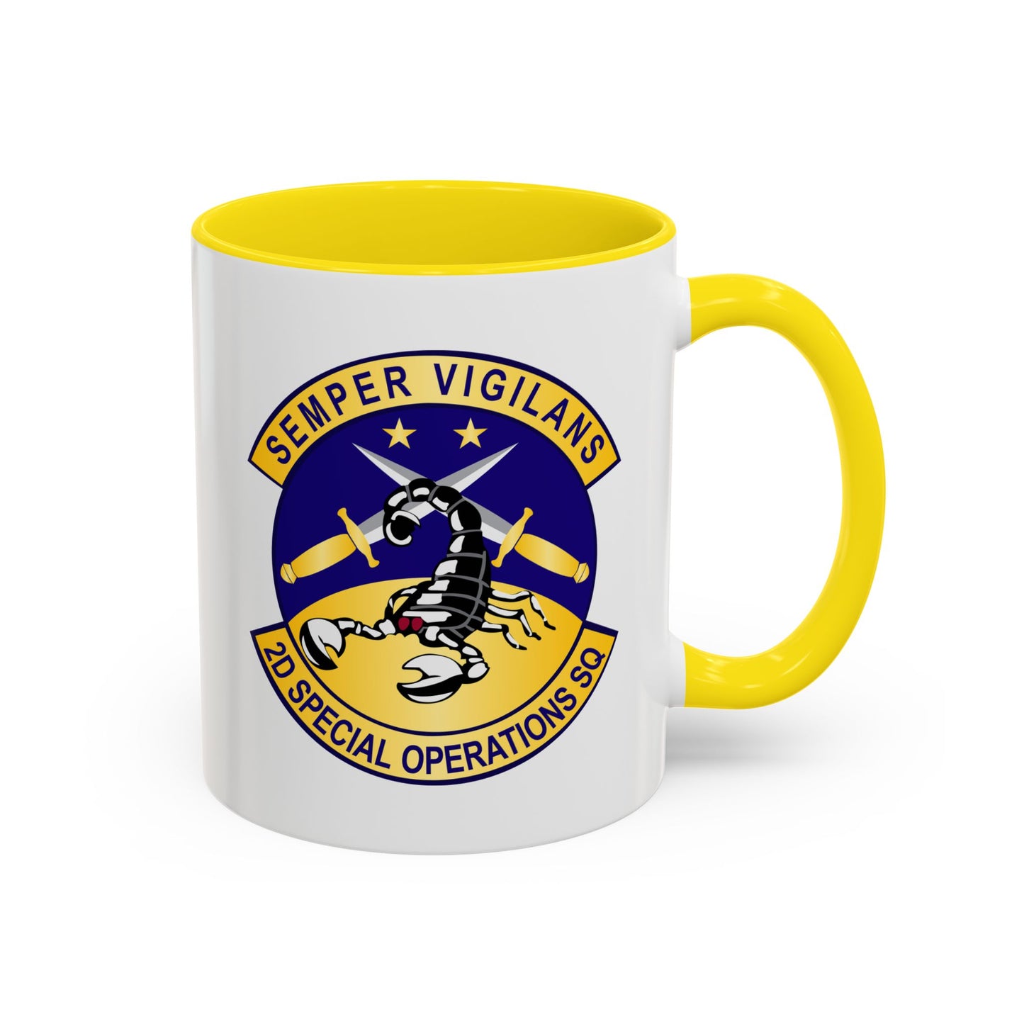 Accent Coffee Mug (11oz & 15oz) - USAFSOF - 2nd Special Operations Squadron wo Txt