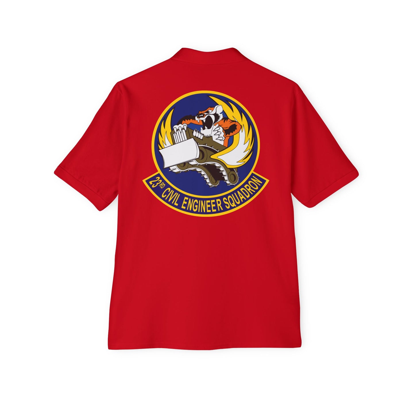 Men's Piqué Polo - USAF - 23d Civil Engineer Squadron wo Txt