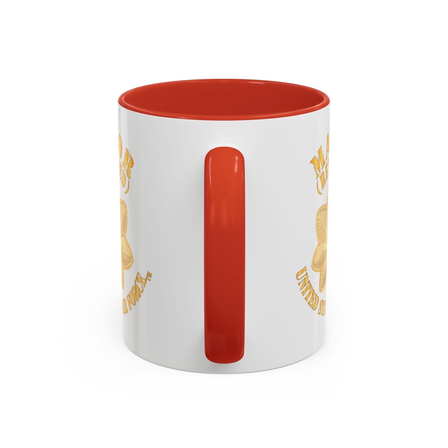 Accent Coffee Mug (11oz & 15oz) - USAF - Major - Retired X 300
