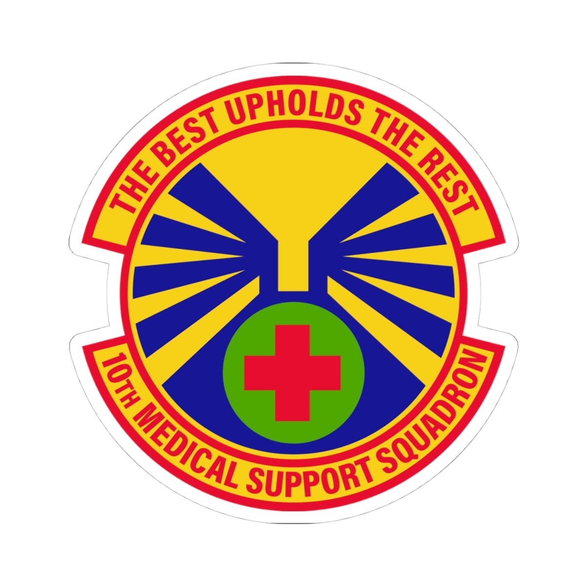 Kiss-Cut Stickers - USAF - 10th Medical Support Squadron wo txt