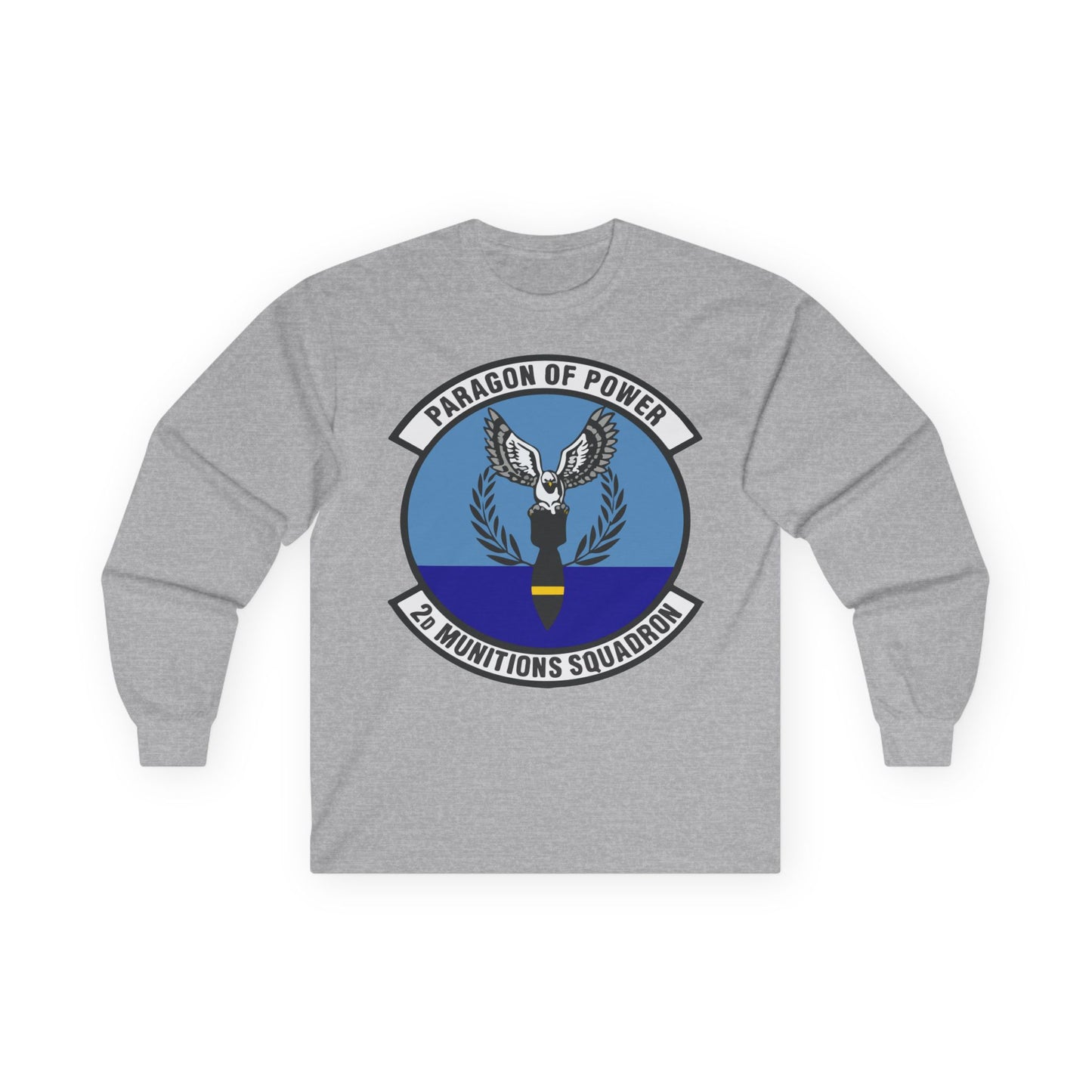Unisex Ultra Cotton Long Sleeve Tee - USAF - 2nd Munitions Squadron wo txt