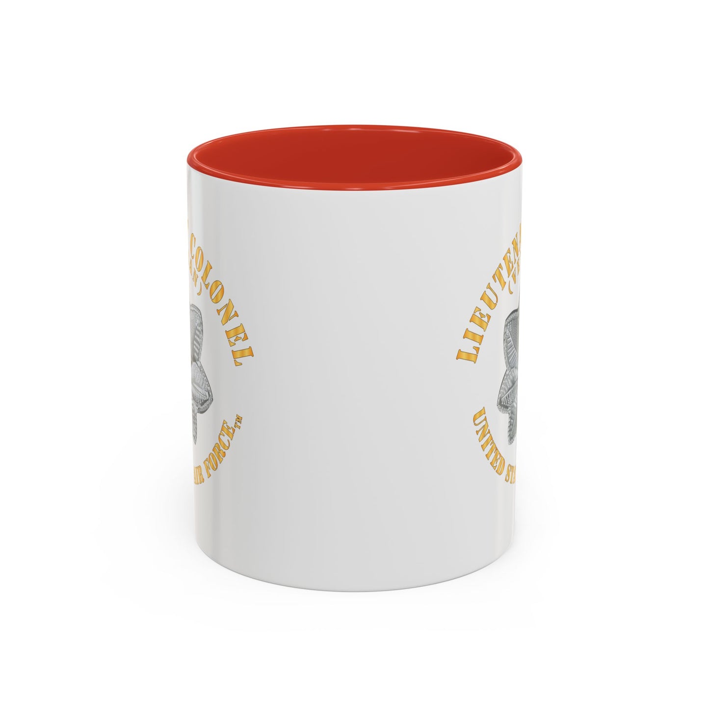 Accent Coffee Mug (11oz & 15oz) - USAF - Lieutenant Colonel - LTC - Veteran - TM X 300