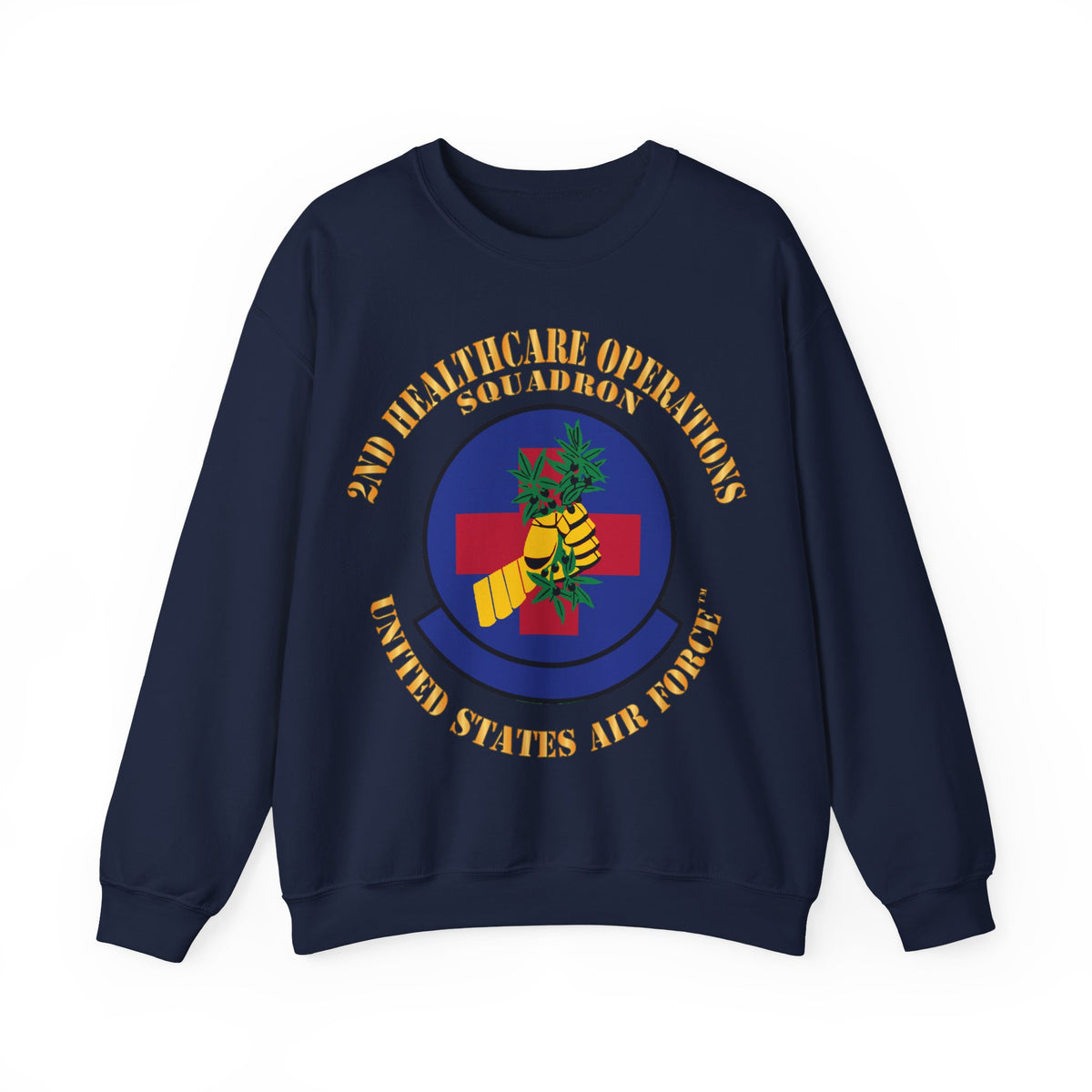 Crewneck Sweatshirt - USAF - 2nd Healthcare Operations Squadron