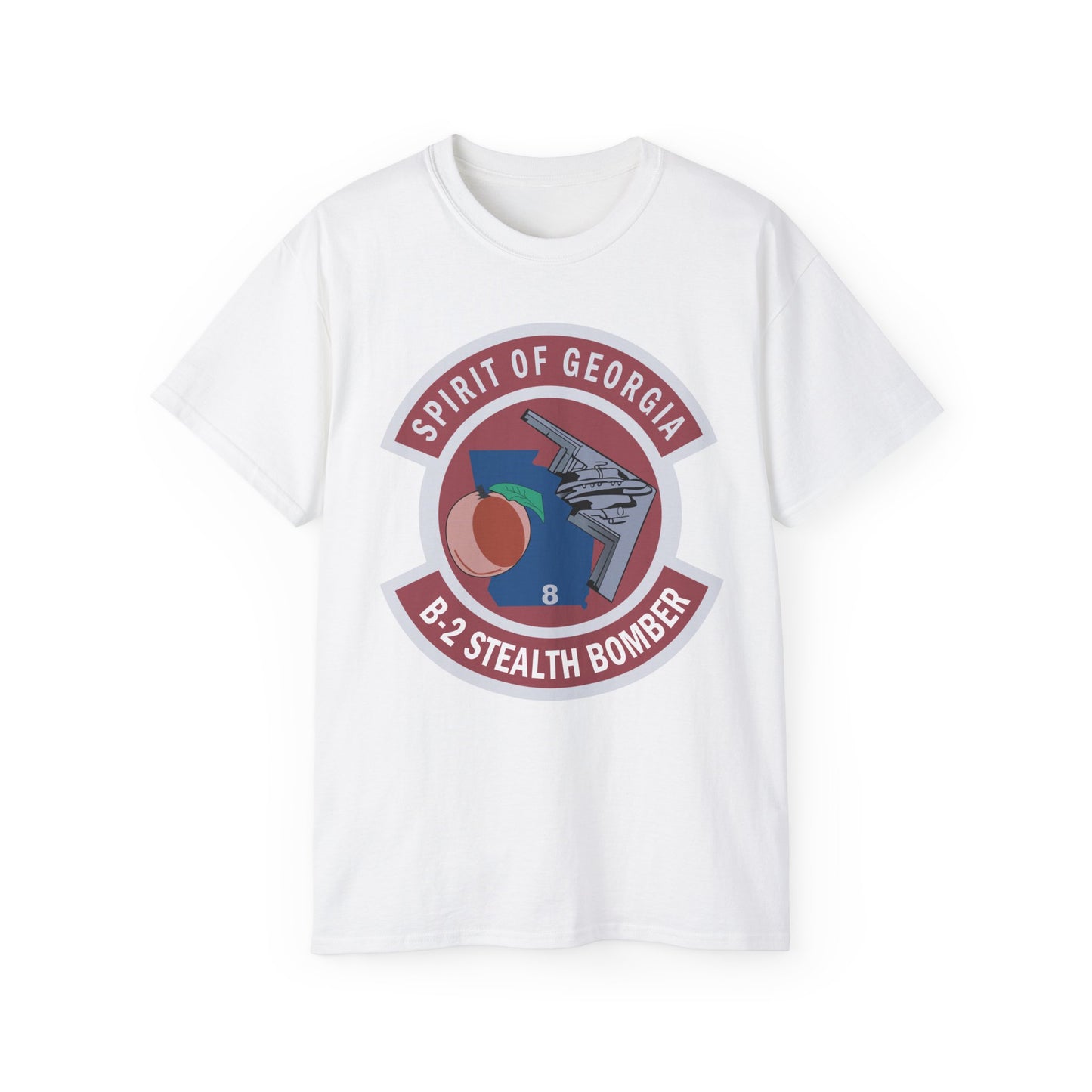 Unisex Ultra Cotton Tee - USAF - B2 - Spirit of Georgia - Stealth Bomber wo txt X 300