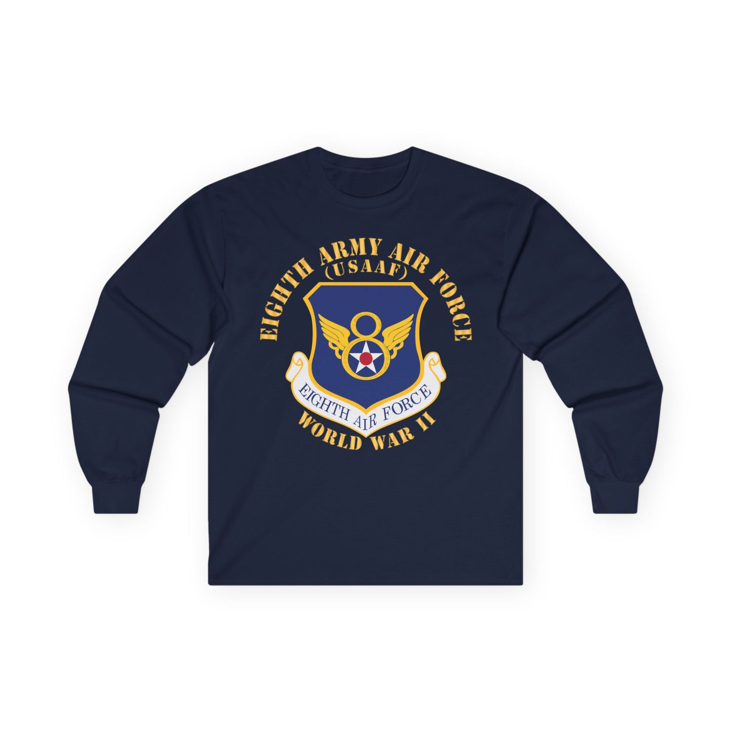 Unisex Ultra Cotton Long Sleeve Tee - USAF - 8th Air Force - WWII X 300
