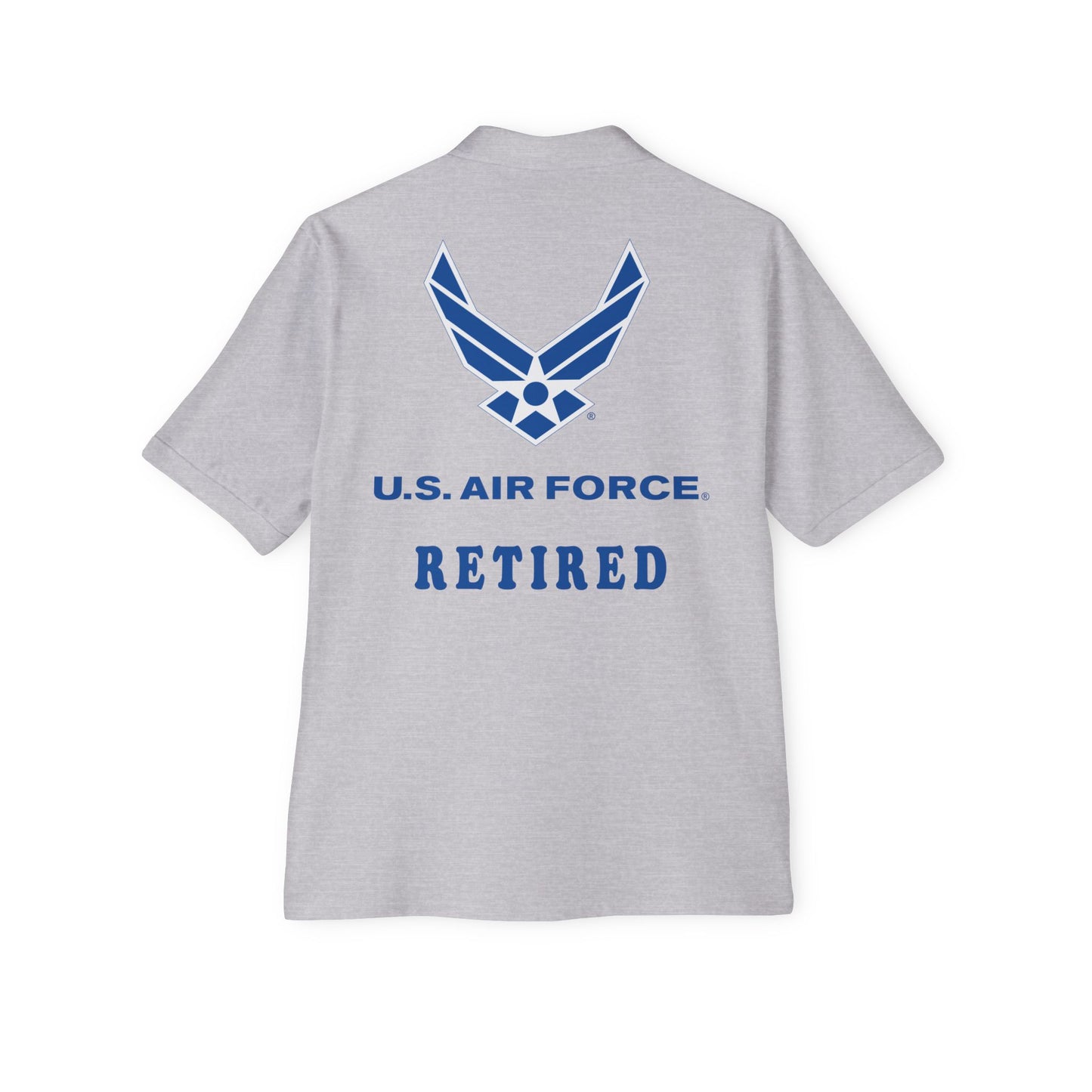 Men's Piqué Polo - USAF - Air Force - Retired X 300