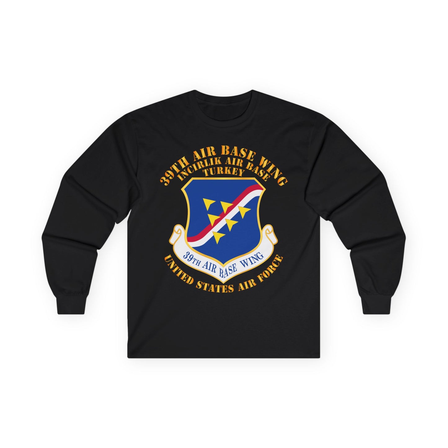 Unisex Ultra Cotton Long Sleeve Tee - USAF - 39th Airbase Wing - 3rd AF - Incirlik Air Base - Turkey