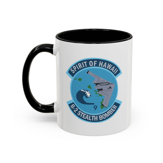 Accent Coffee Mug (11oz & 15oz) - USAF - B2 - Spirit of Hawaii - Stealth Bomber wo txt X 300