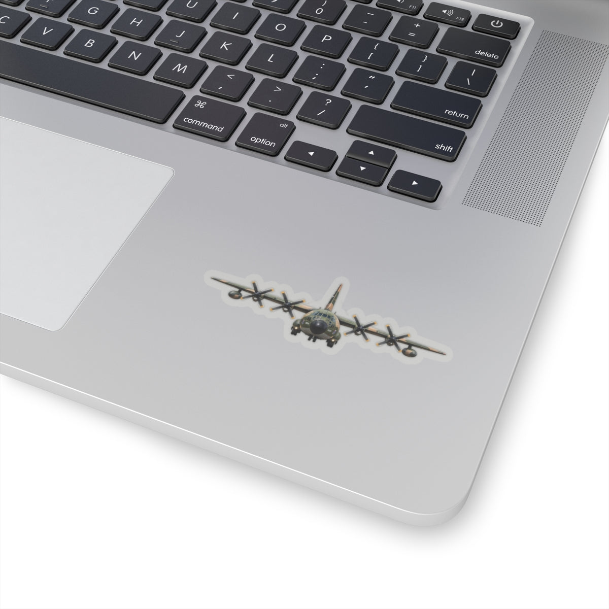 Kiss-Cut Stickers - C-130  Aircraft - Camo - FRONT