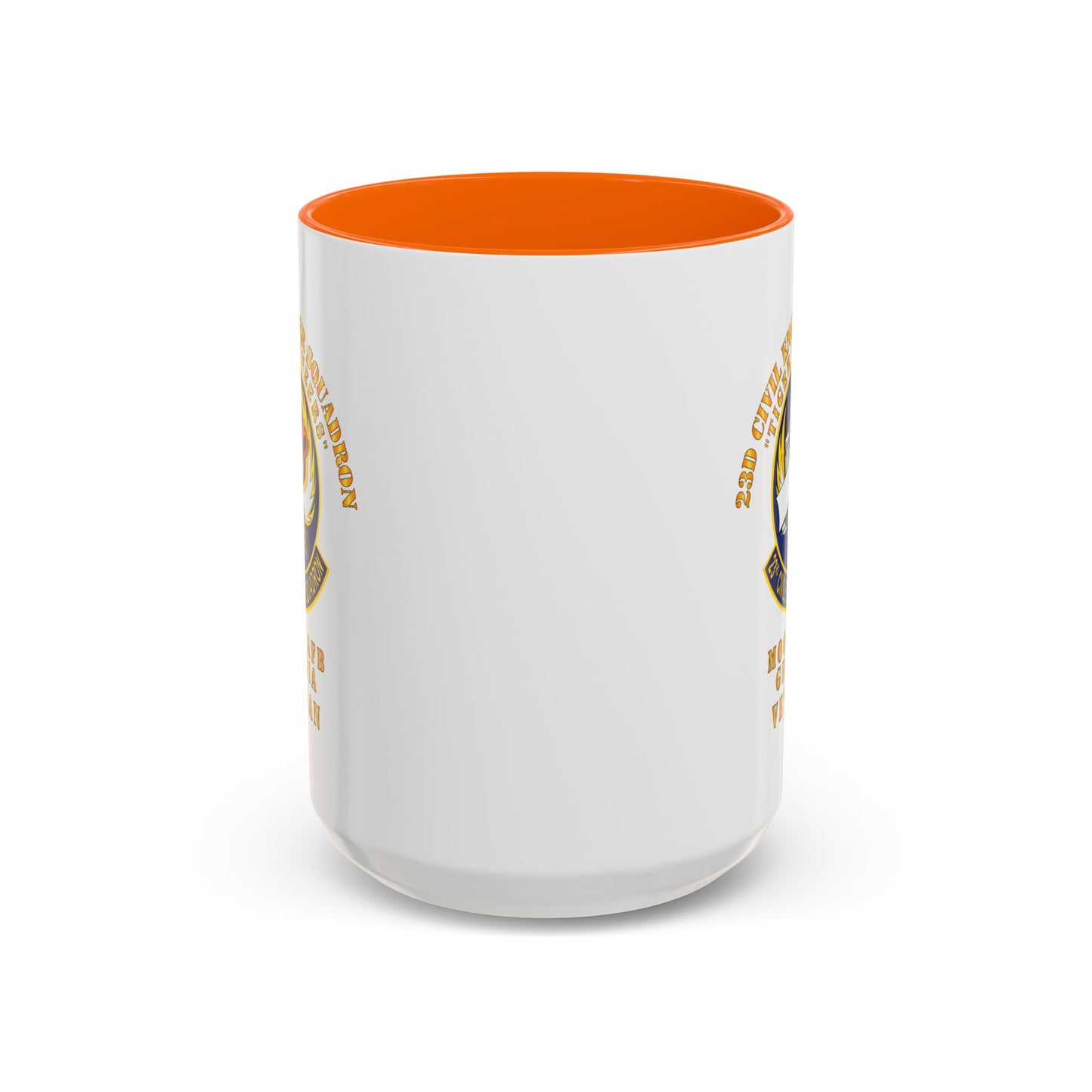 Accent Coffee Mug (11oz & 15oz) - USAF - 23d Civil Engineer Squadron - Tiger Engineers - Moody AFB, GA