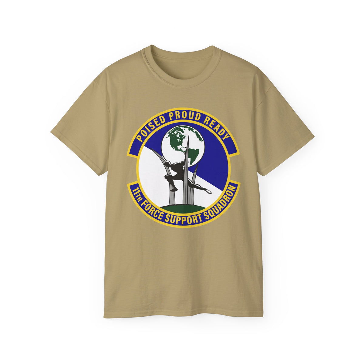 Unisex Ultra Cotton Tee - USAF - 11th Force Support Squadron wo txt