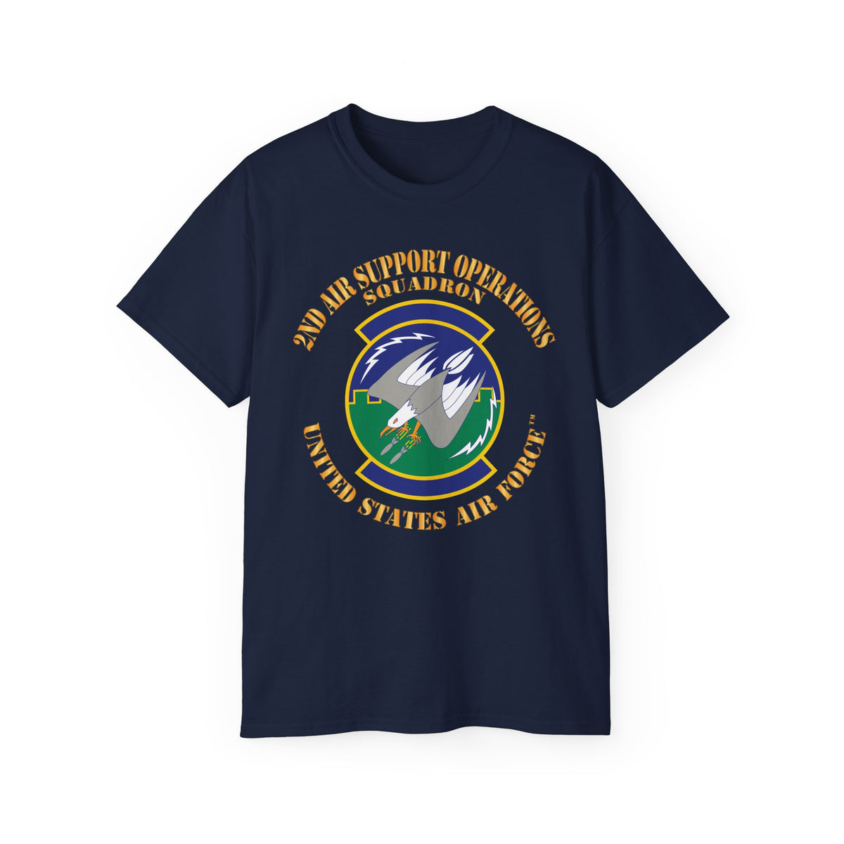 Unisex Ultra Cotton Tee - USAF - 2nd Air Support Operations Squadron