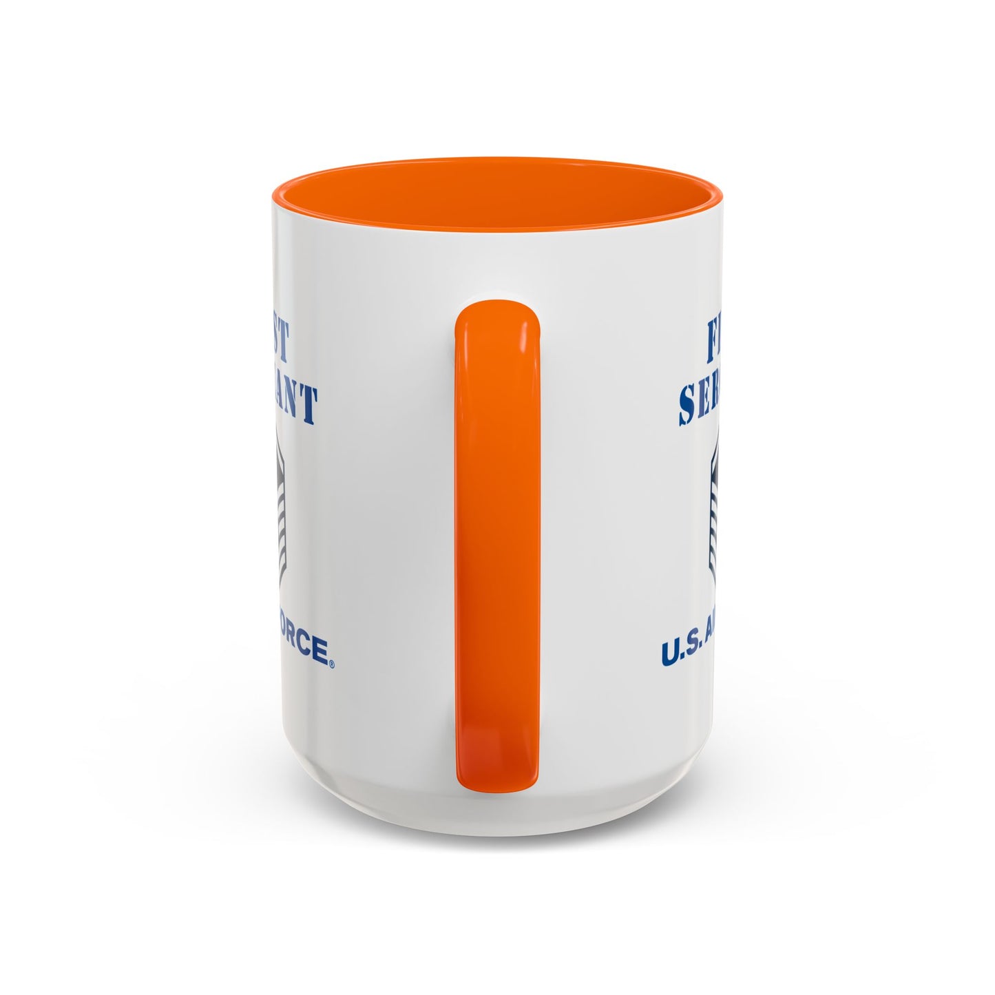 Accent Coffee Mug (11oz & 15oz) - USAF - First Sergeant (E7b) - 2020 - US Air Force w Text X 300