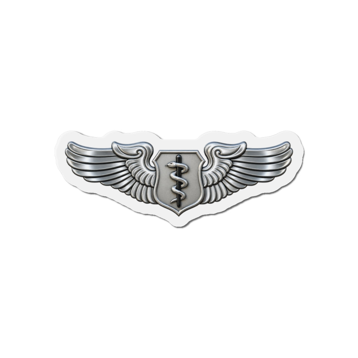 Die-Cut Magnet - USAF - Flight Surgeon Badge wo txt - 3D - Enhanced