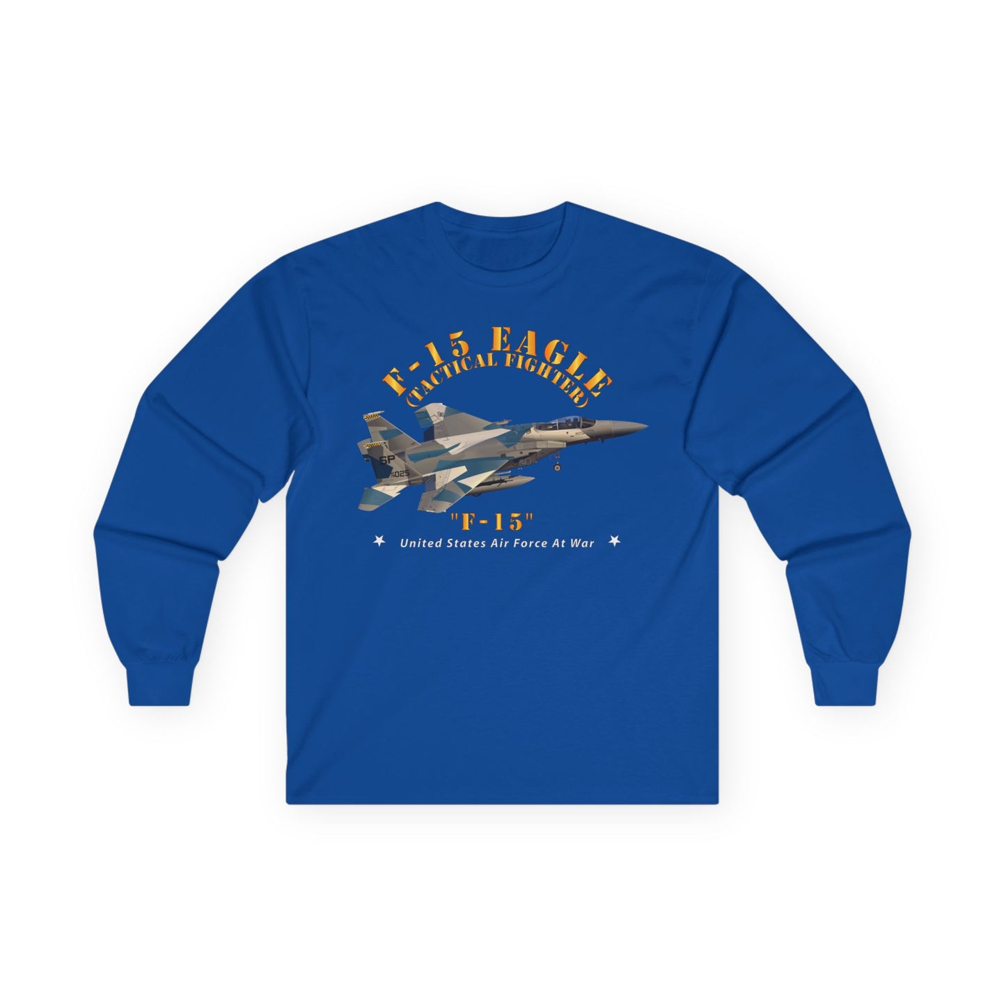 Unisex Ultra Cotton Long Sleeve Tee - USAF - F15 Eagle - F15