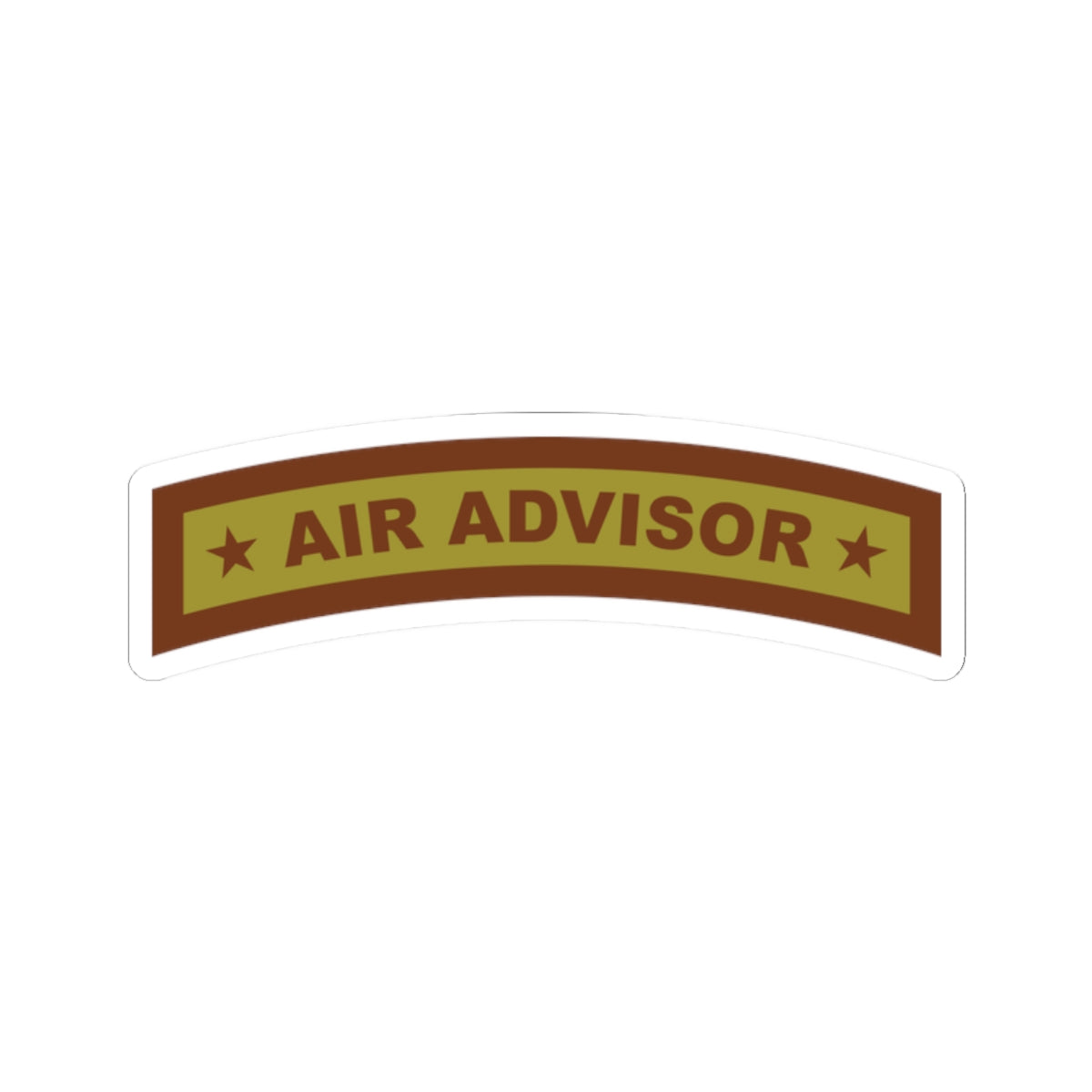 Kiss-Cut Stickers - USAF - Advanced Air Advisor Tab