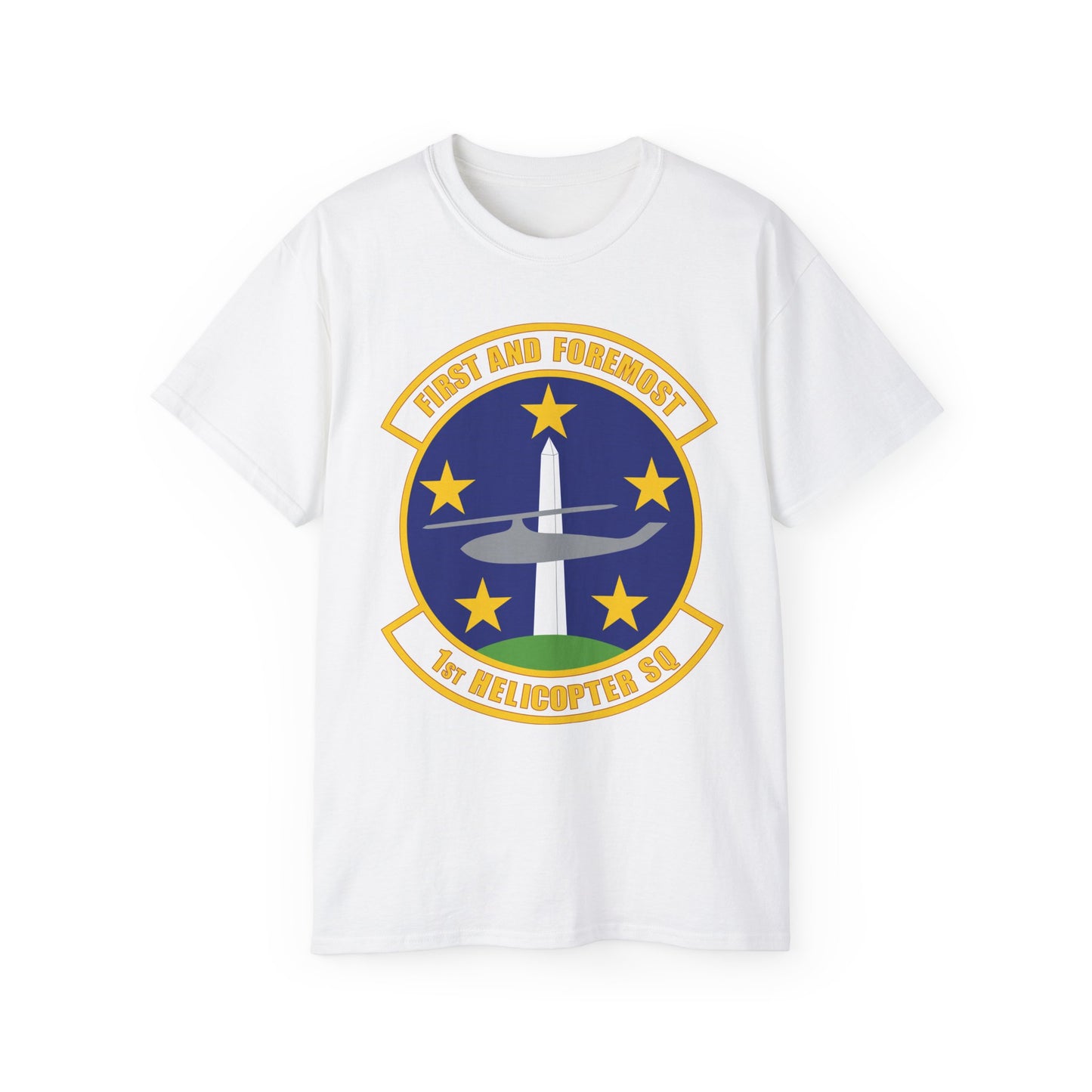 Unisex Ultra Cotton Tee -USAF - 1st Helicopter Squadron (AFDW) wo txt