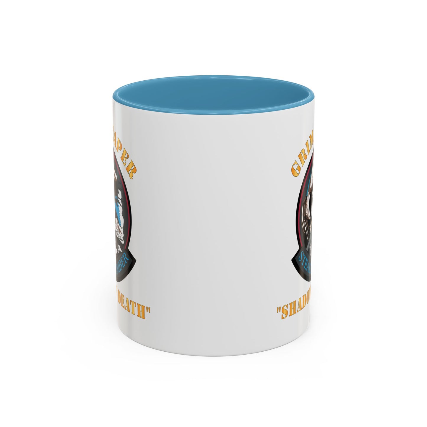 Accent Coffee Mug (11oz & 15oz) - USAF - B2 - Grim Reaper - Stealth Bomber X 300