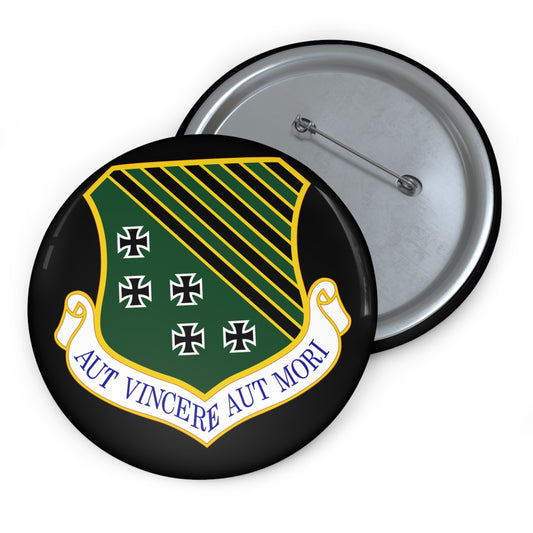 Custom Pin Button - USAF - 1st Fighter Wing wo txt