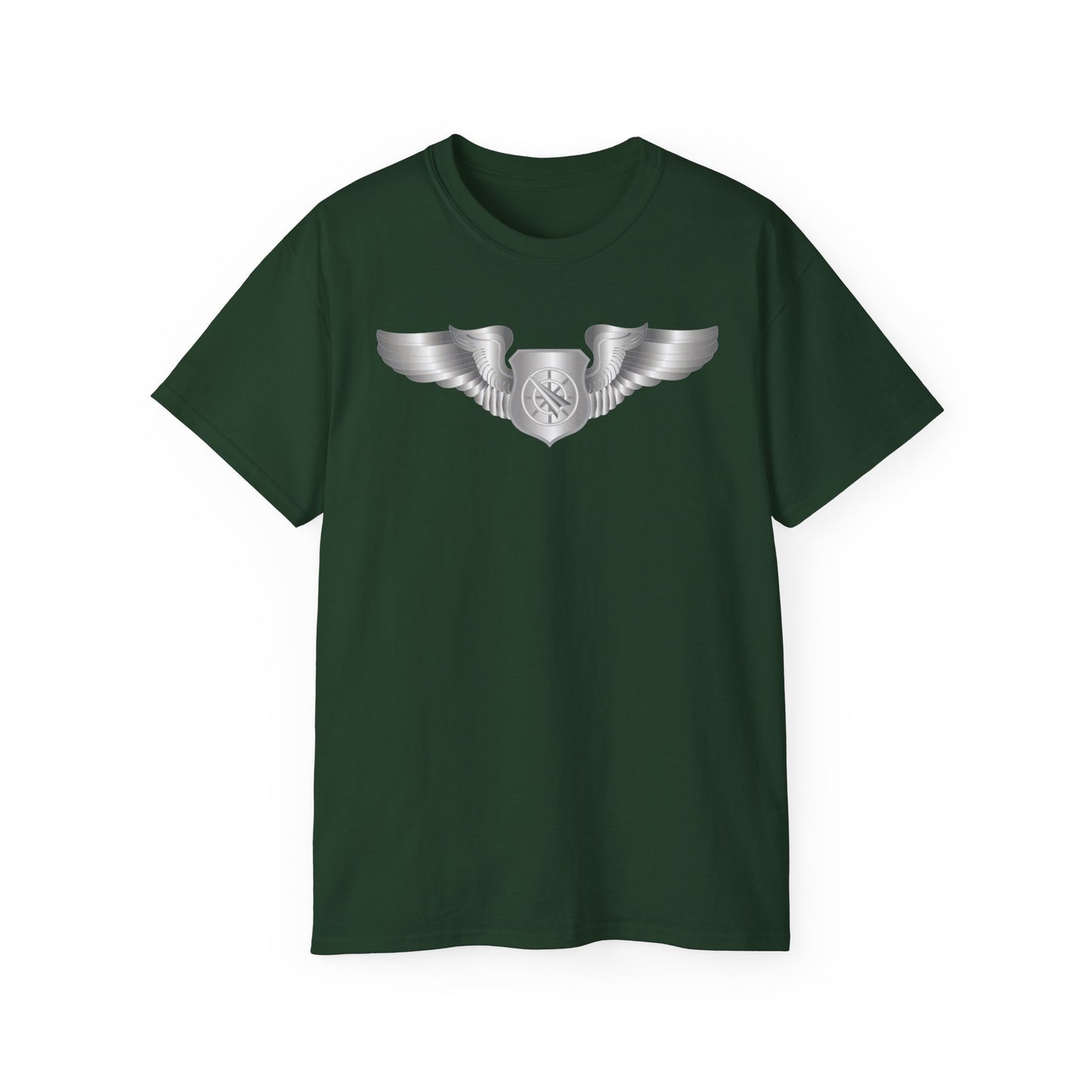 Unisex Ultra Cotton Tee - USAF - Air Battle Manager - Basic Wings wo Txt