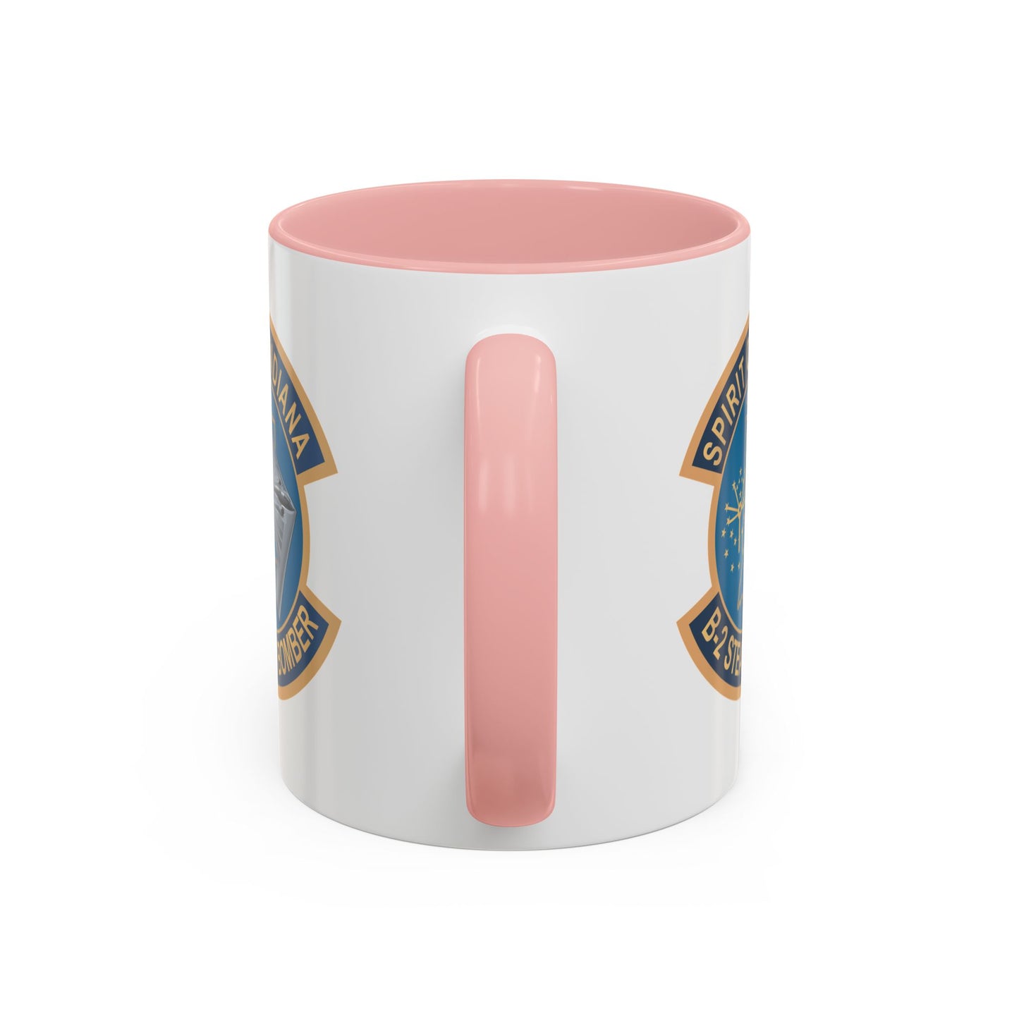 Accent Coffee Mug (11oz & 15oz) - USAF - B2 - Spirit of Indiana - Stealth Bomber wo txt X 300
