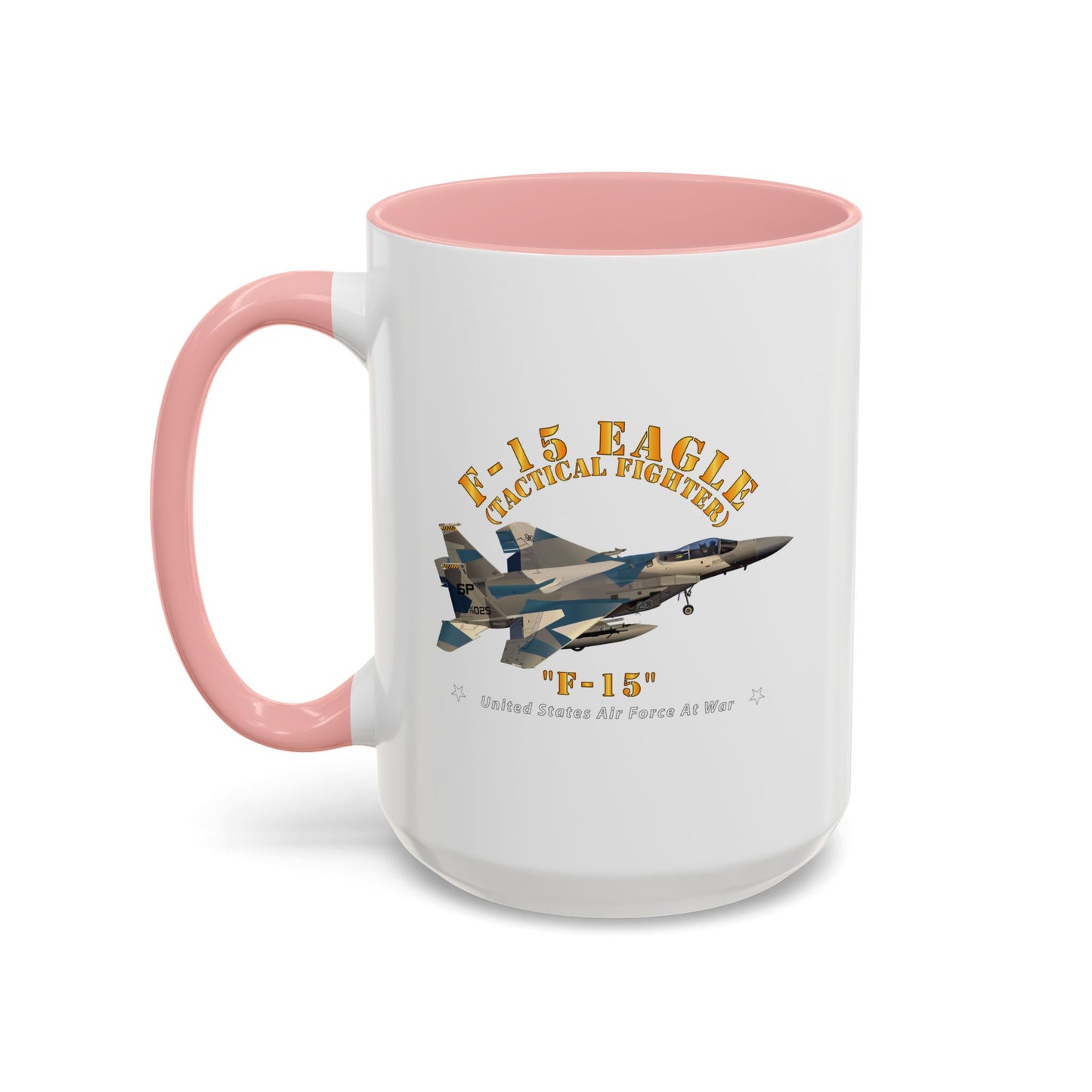 Accent Coffee Mug (11oz & 15oz) - USAF - F15 Eagle - F15