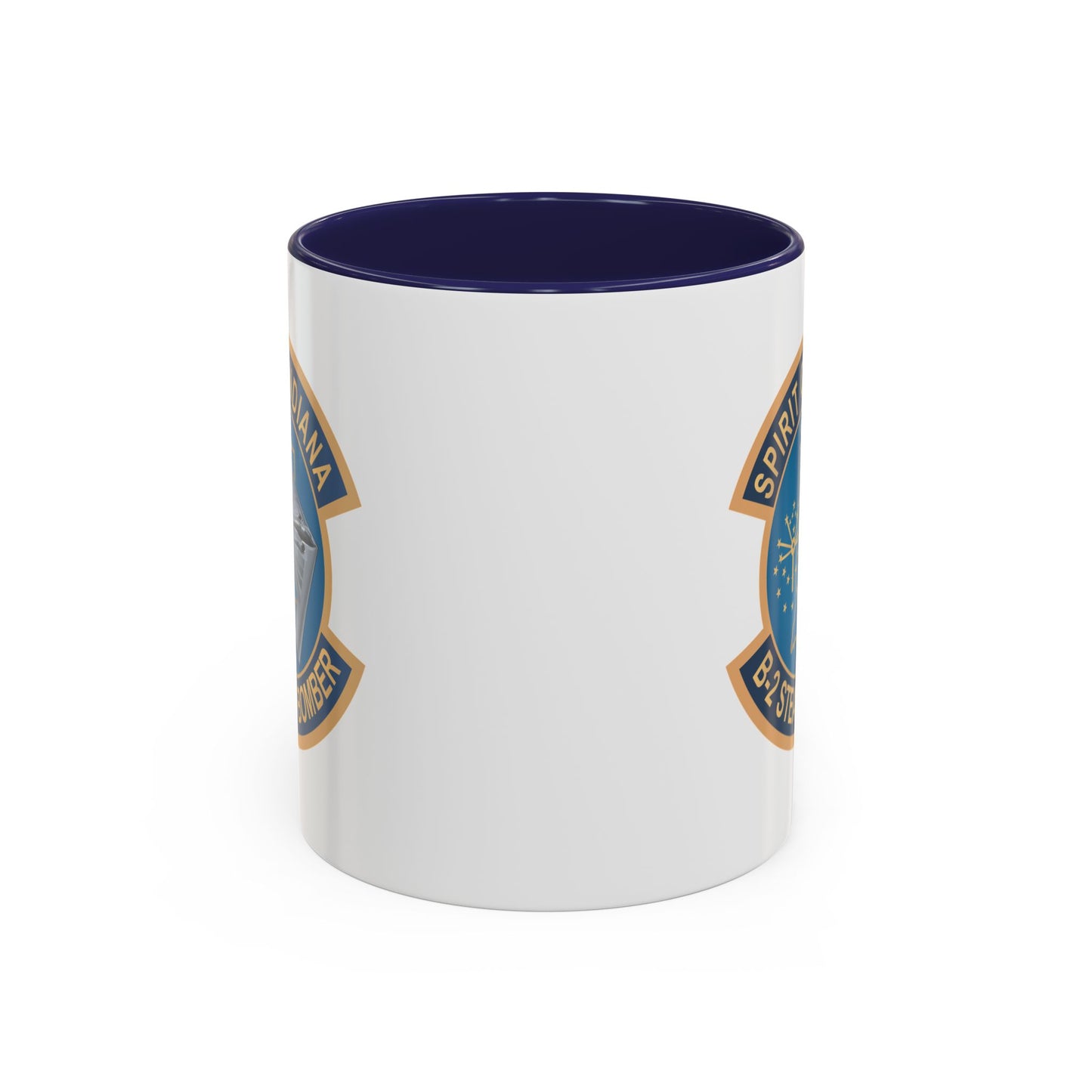 Accent Coffee Mug (11oz & 15oz) - USAF - B2 - Spirit of Indiana - Stealth Bomber wo txt X 300