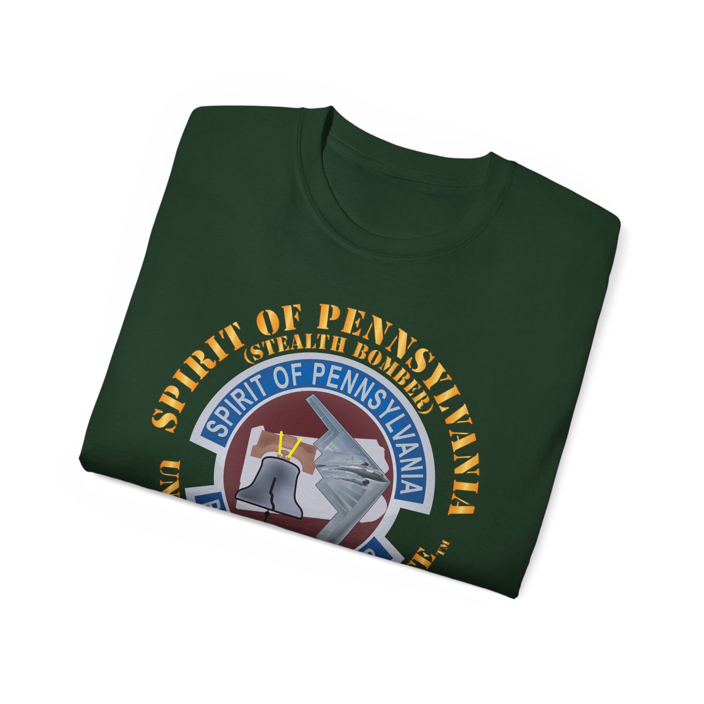 Unisex Ultra Cotton Tee - USAF - B2 - Spirit of Pennsylvania Stealth Bomber X 300