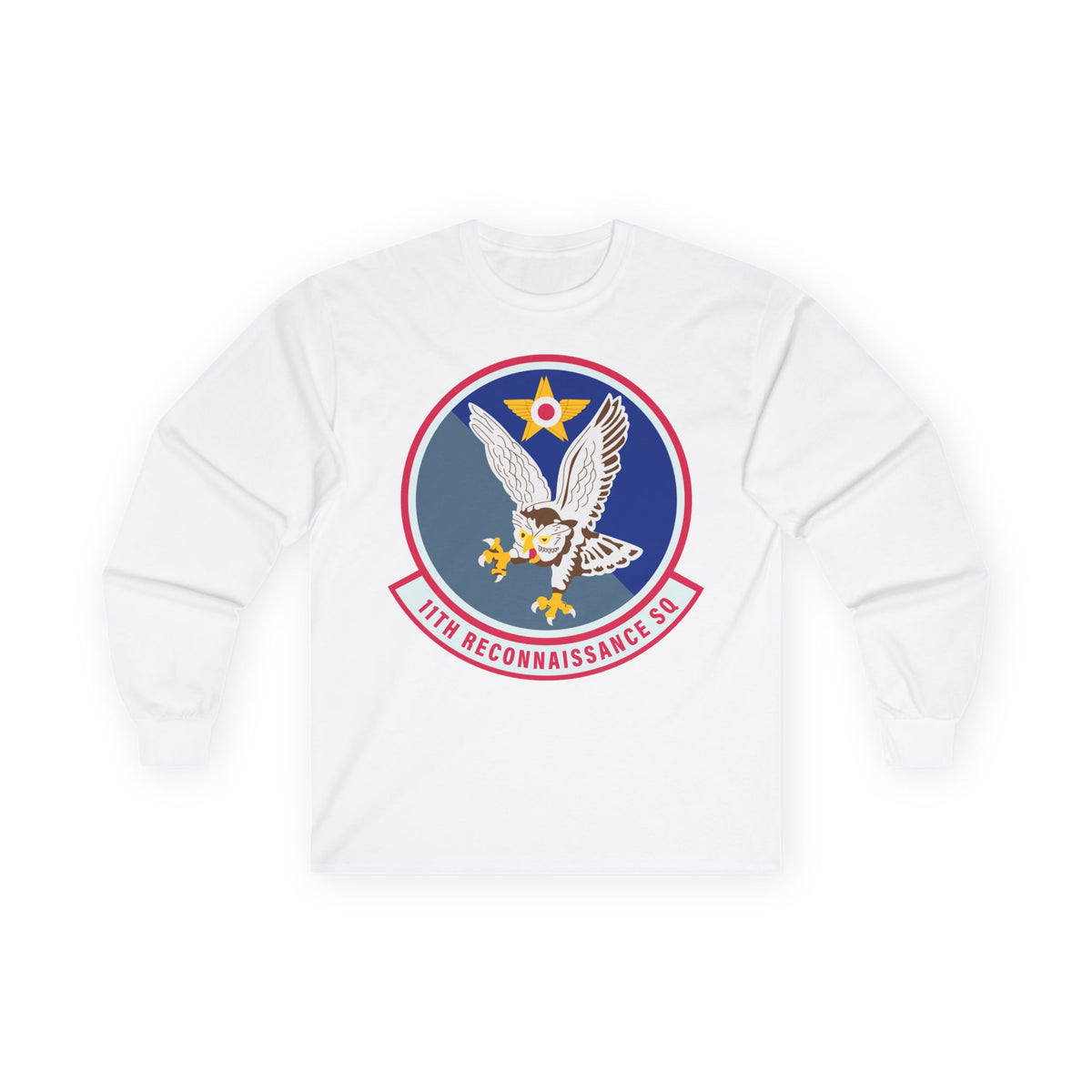 Unisex Ultra Cotton Long Sleeve Tee - USAF - 11th Attack Squadron wo txt