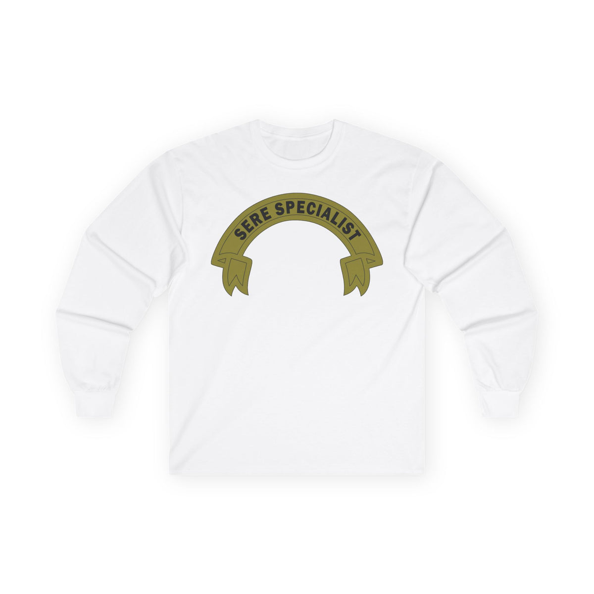 Unisex Ultra Cotton Long Sleeve Tee - USAF - SERE Specialist Tab