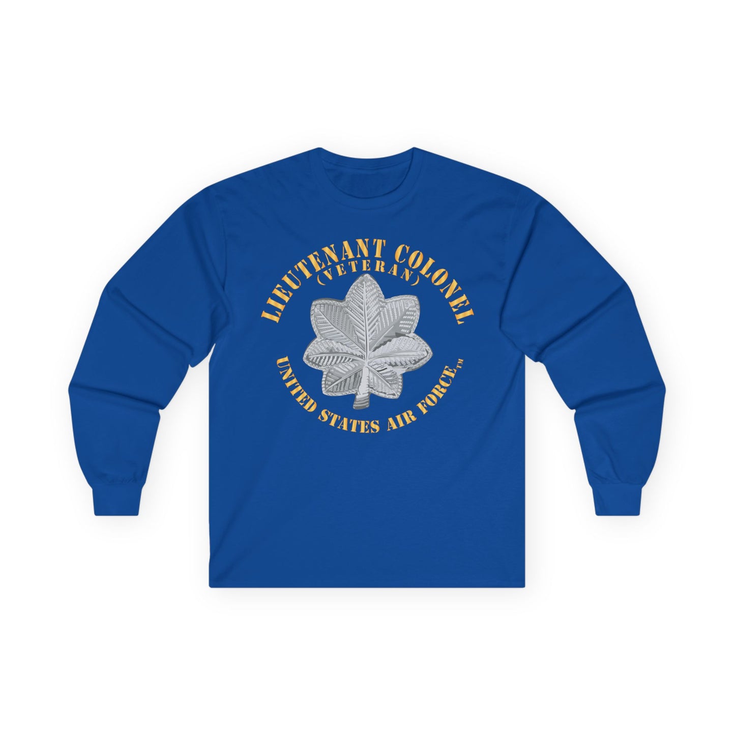 Unisex Ultra Cotton Long Sleeve Tee - USAF - Lieutenant Colonel - LTC - Veteran - TM X 300