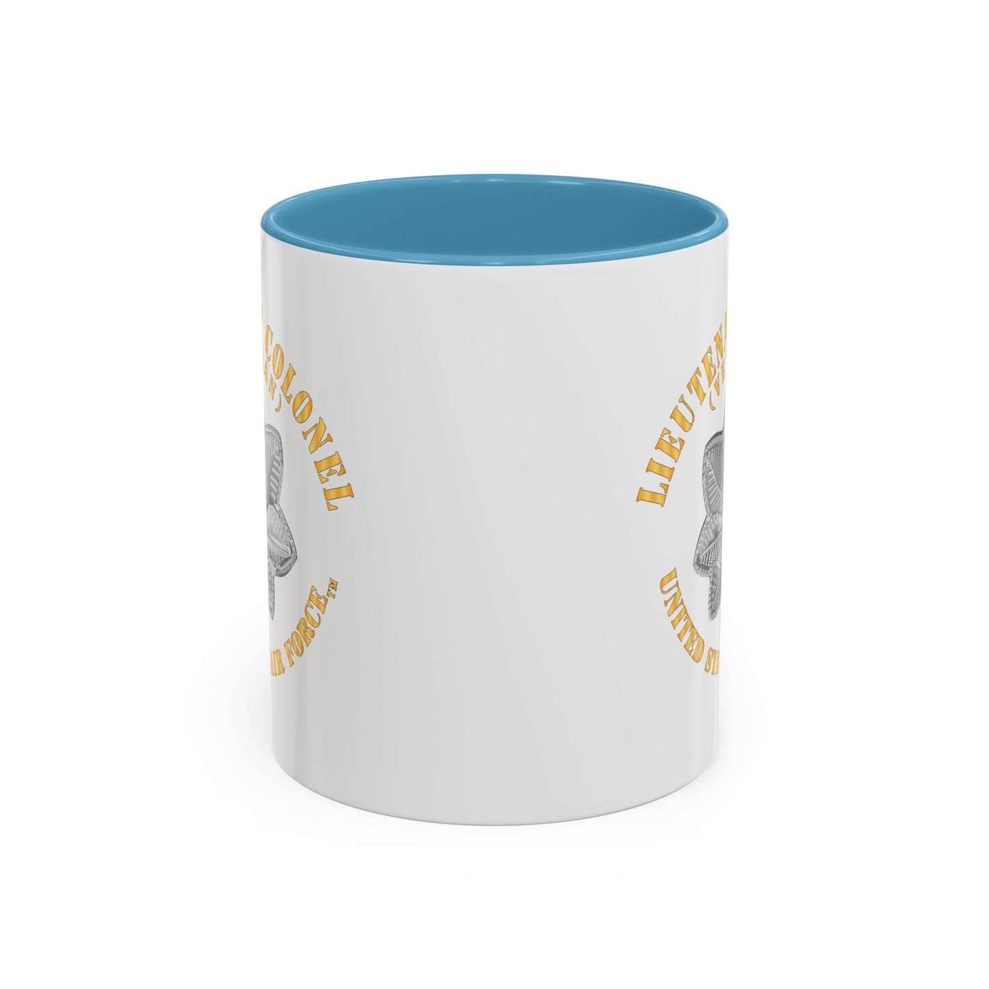 Accent Coffee Mug (11oz & 15oz) - USAF - Lieutenant Colonel - LTC - Veteran - TM X 300