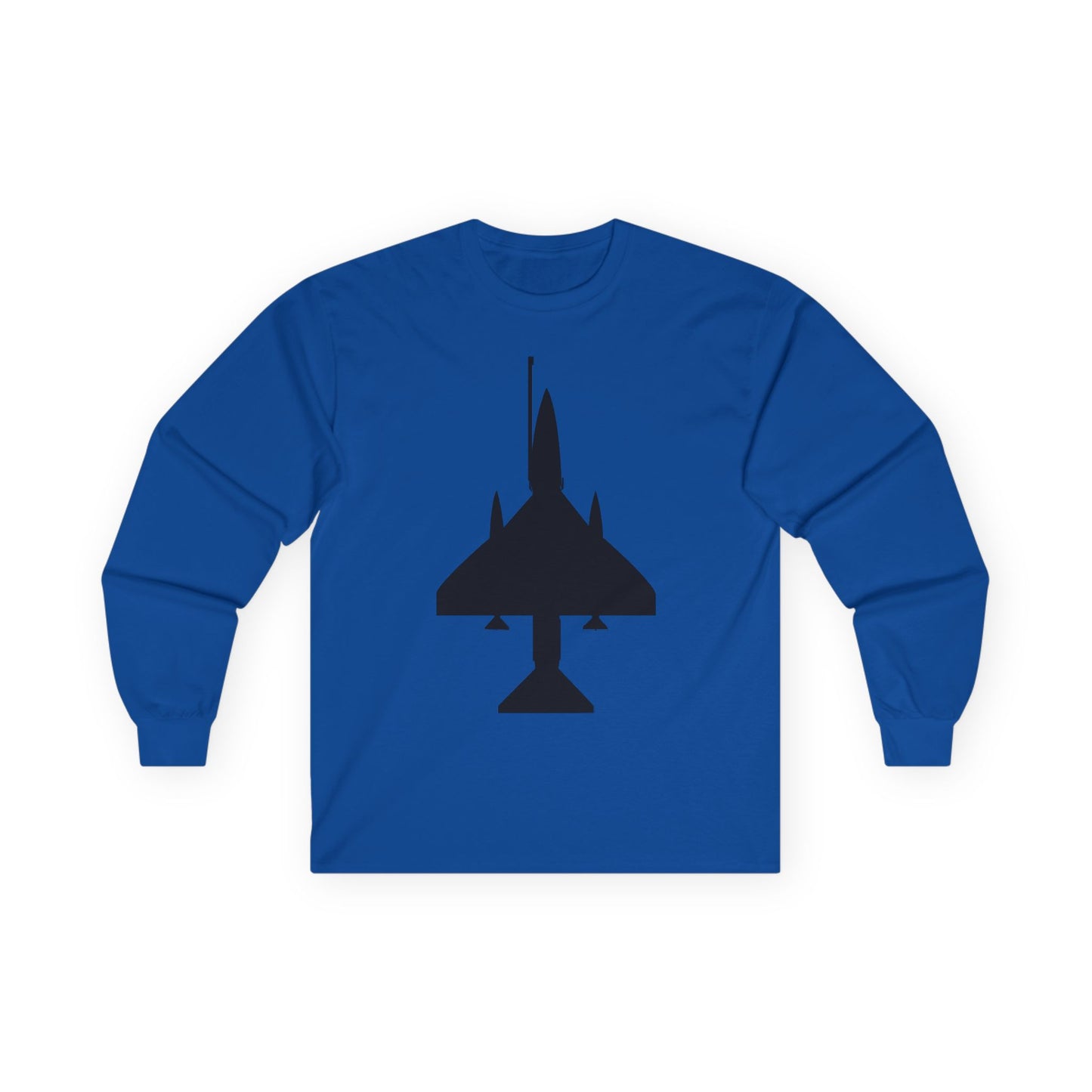 Unisex Ultra Cotton Long Sleeve Tee - Aircraft - A-4 SkyHawk - Top - Silhouette X 300