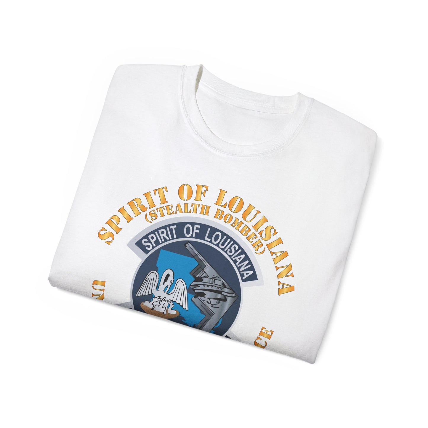 Unisex Ultra Cotton Tee - USAF - B2 - Spirit of Louisiana - Stealth Bomber X 300
