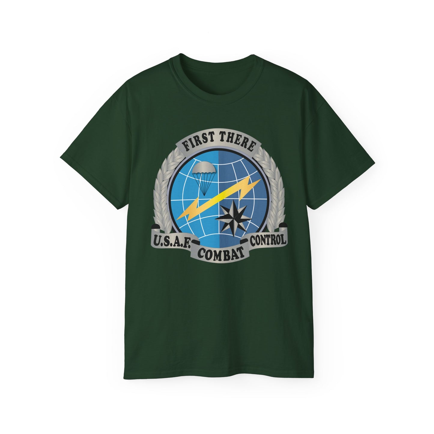 Unisex Ultra Cotton Tee - USAF - Combat Controller Badge No Txt  X 300